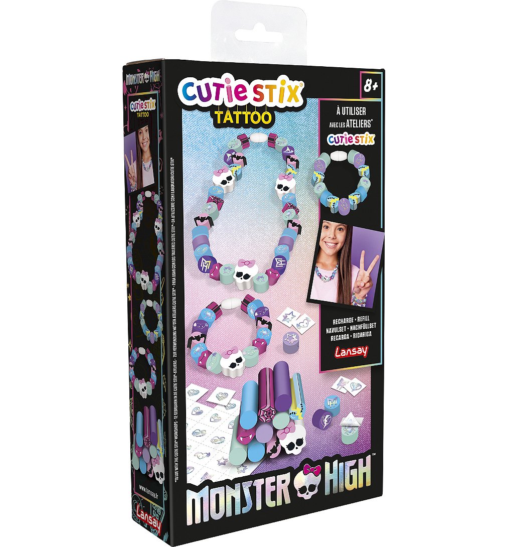 Cutie Stix Recharge Tattoo Monster High Création de Bijoux Enfants Dès Lansay