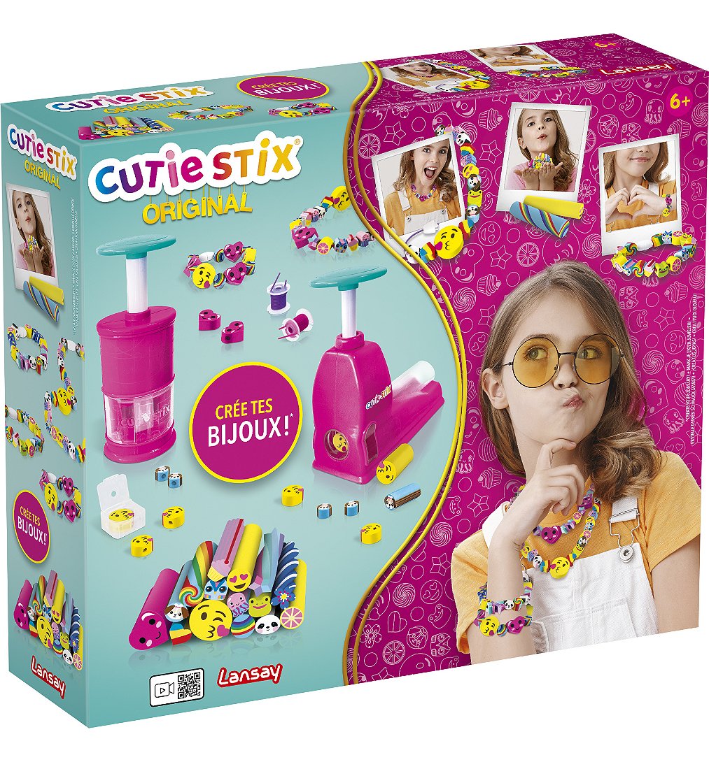 Cutie Stix - Set de Création - Fabrication de bijoux enfants - Dès 6 ans - Lansay