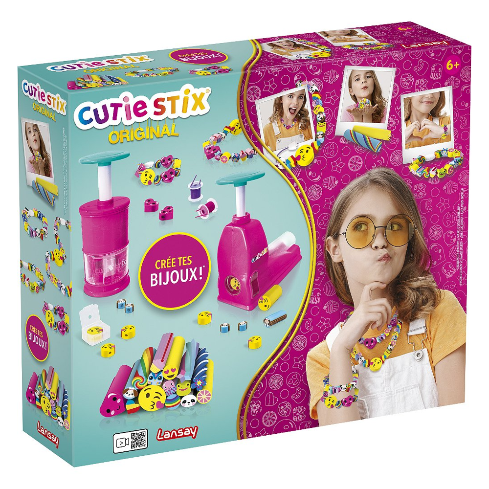 Cutie Stix - Set de Création - Fabrication de bijoux enfants - Dès 6 ans - Lansay