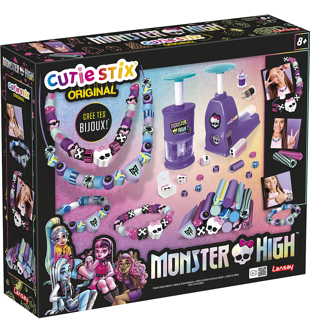 Cutie Stix - Set de Création Monster High - Fabrication de bijoux enfants - Dès 8 ans - Lansay