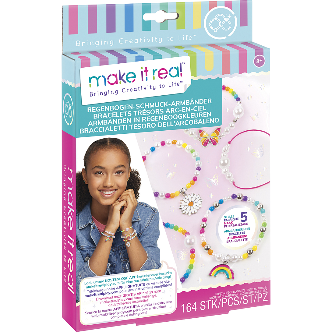 MAKE IT REAL BRACELETS ARC EN CIEL SCINTILLANTS - vue 2