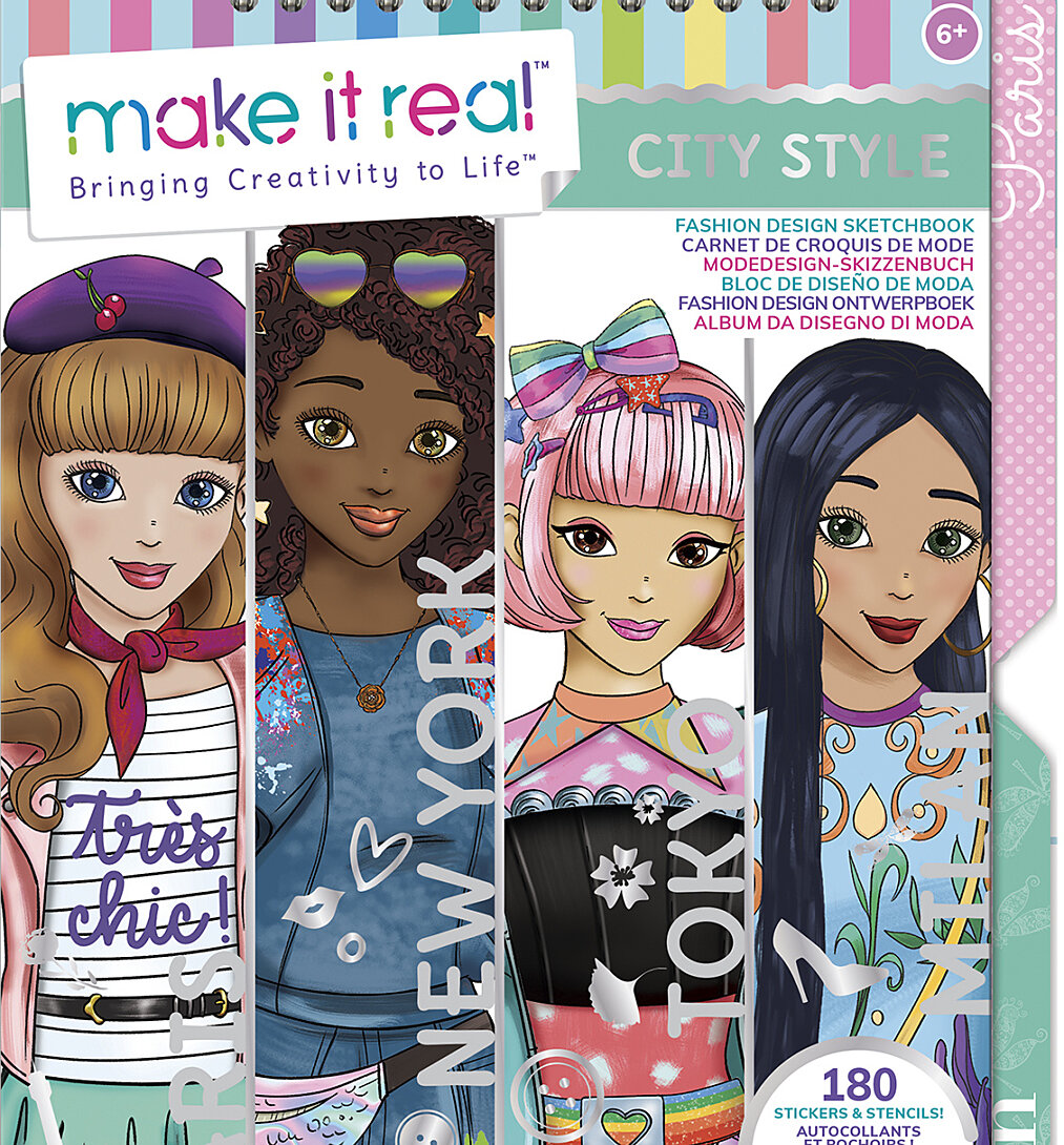 MAKE IT REAL CARNET DE CROQUIS DE MODE CITY STYLE