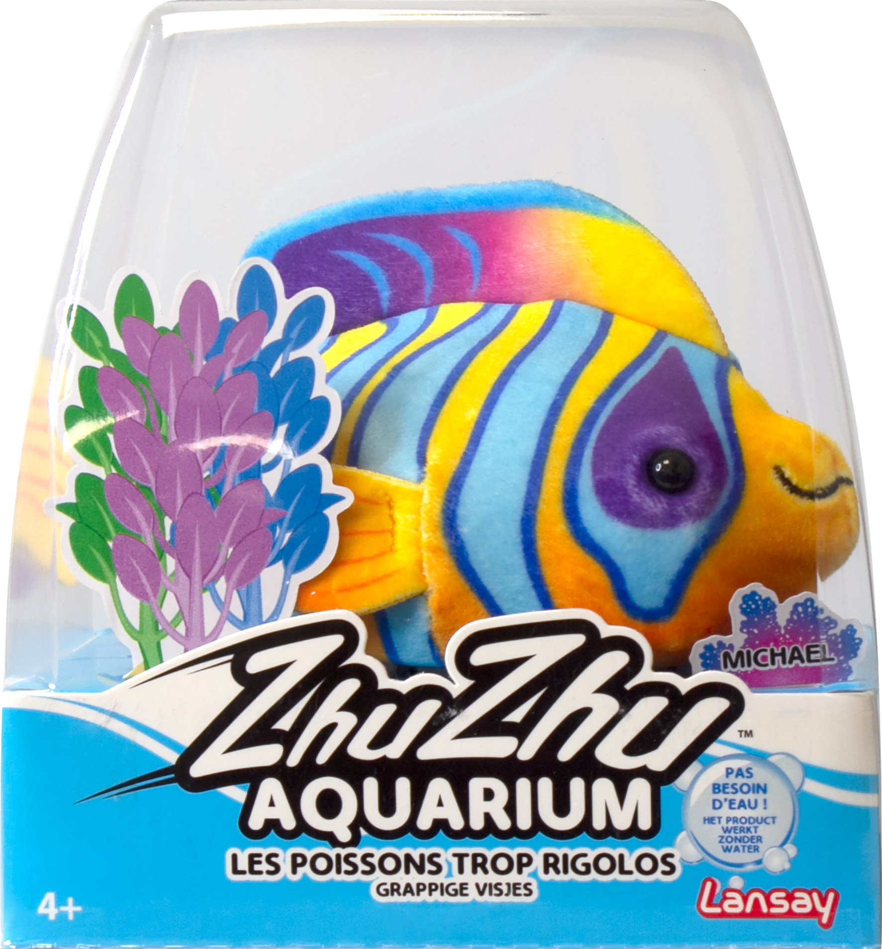 ZHU ZHU AQUARIUM Crystal Poisson ange royal