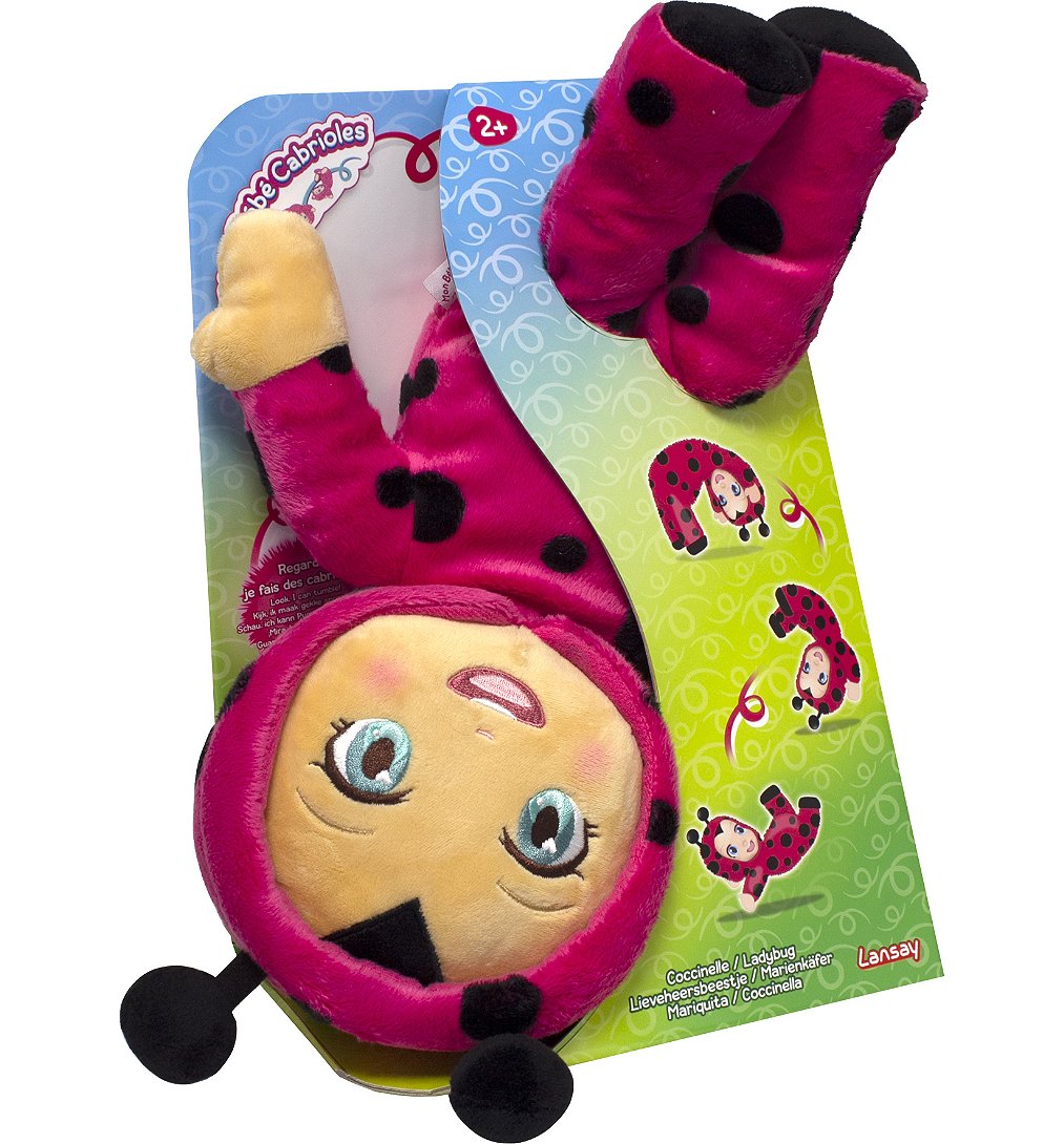 Mon Bébé Cabrioles - Modèle Coccinelle - Exclusif - Poupon à fonction - Dès 2 ans - Lansay