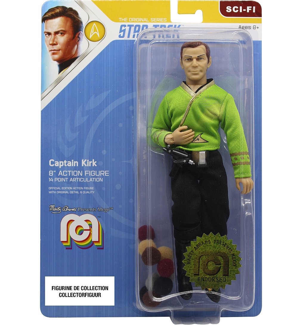 Mego - Star Trek - Captain Kirk - Figurine de Collection - Dès 8 ans - Lansay