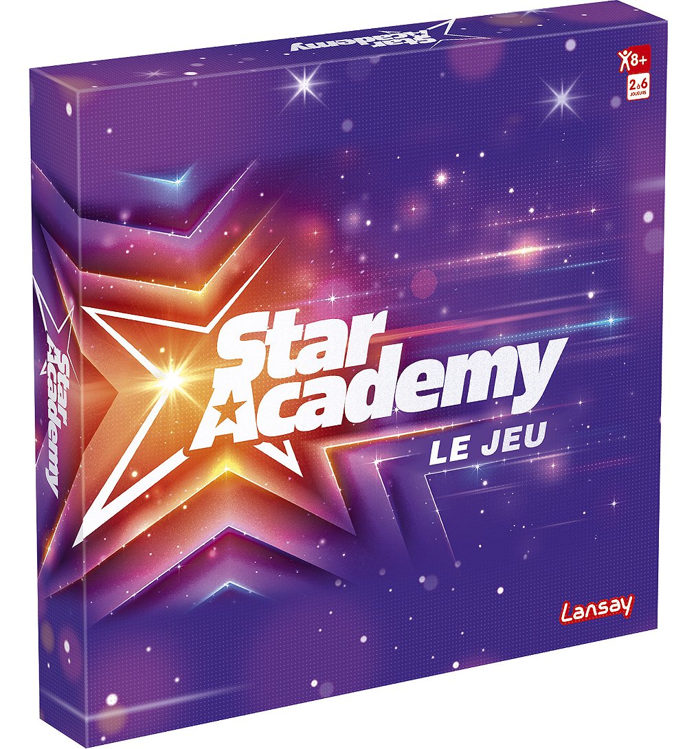 Star Academy - Jeu de société - Jeu de plateau et de Connaissances - Dès 6 ans - De 2 à 6 joueurs - 