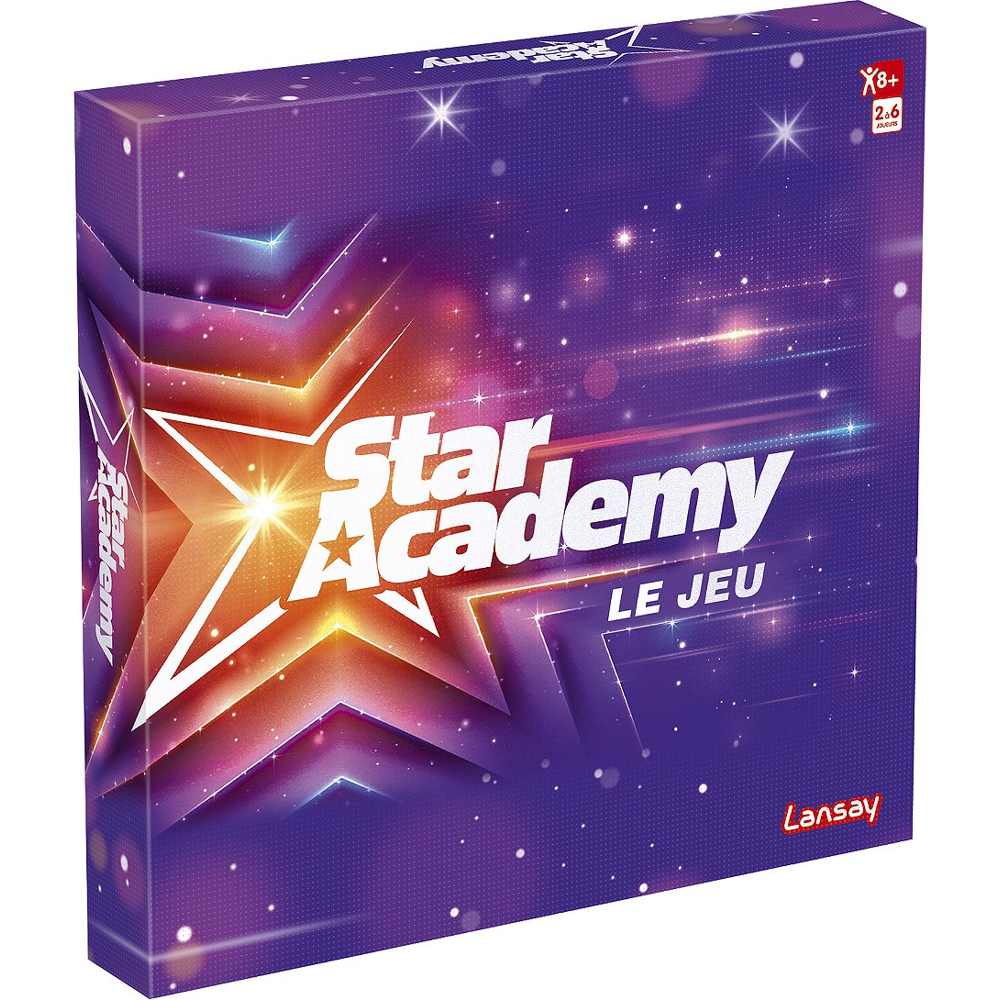 Star Academy - Jeu de société - Jeu de plateau et de Connaissances - Dès 6 ans - De 2 à 6 joueurs -