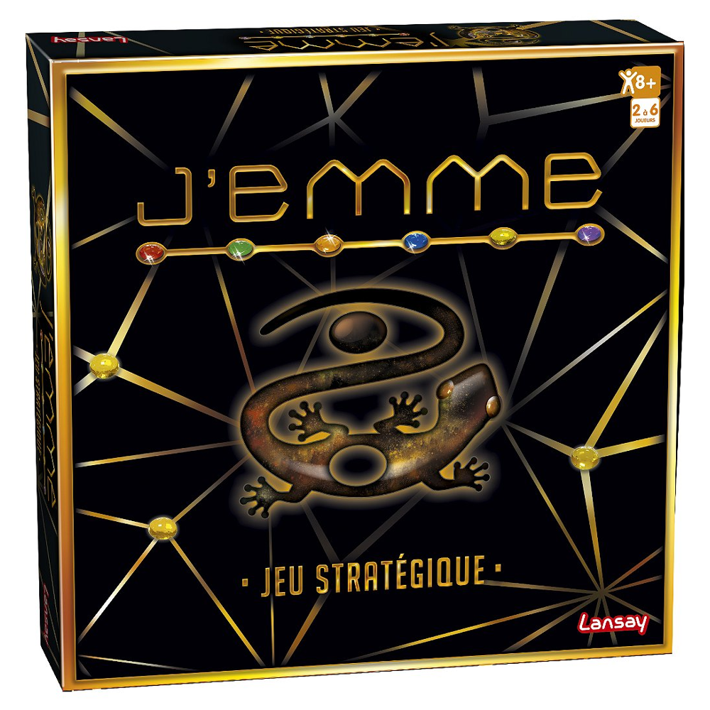 J'emme - Jeu de société - Jeu de plateau - Dès 8 ans - 2 à 6 joueurs - Lansay