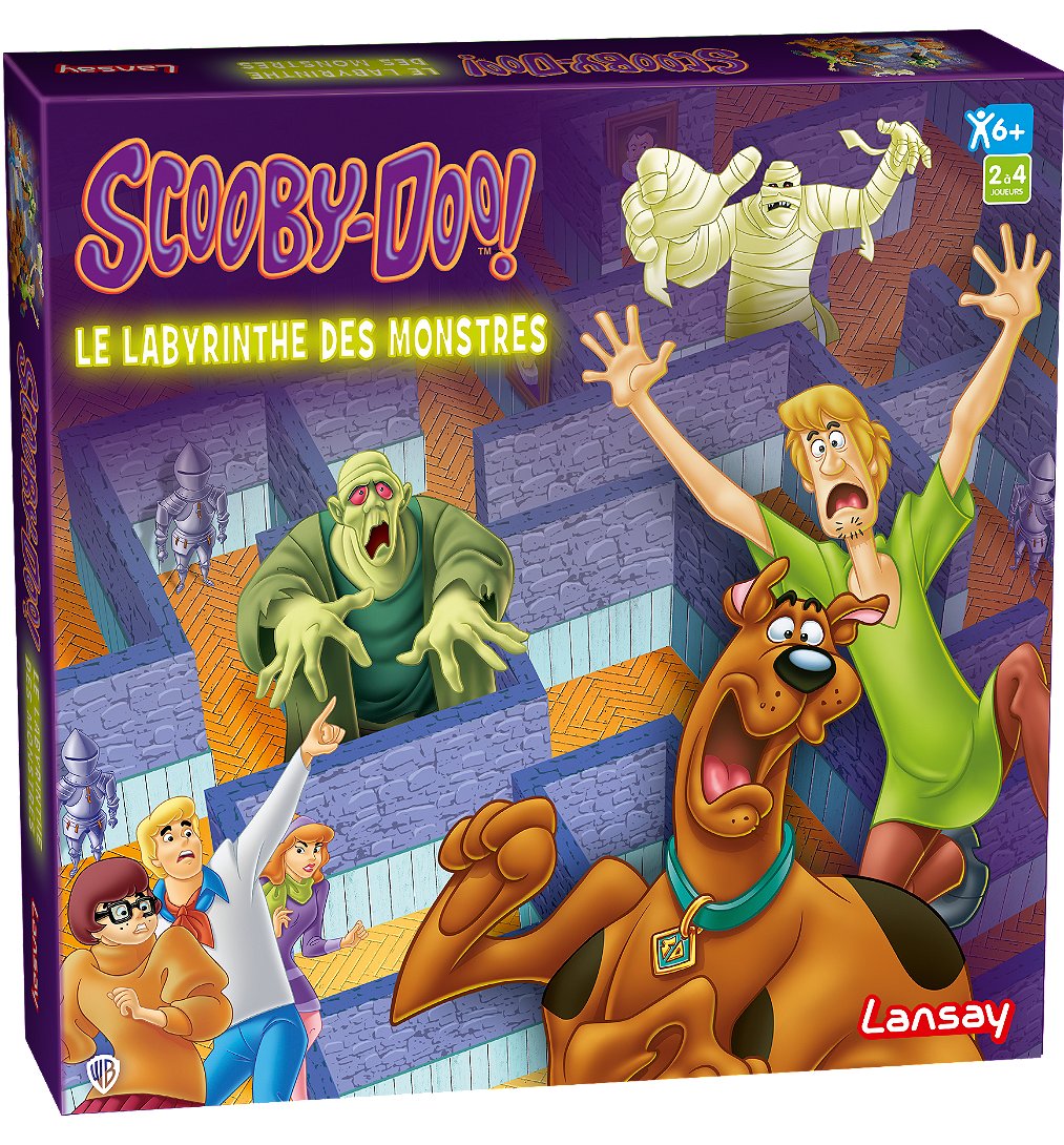 Scooby-Doo - Le Labyrinthe Des Monstres - Jeu de société - Énigmes et Enquêtes entre Amis ou en Fami