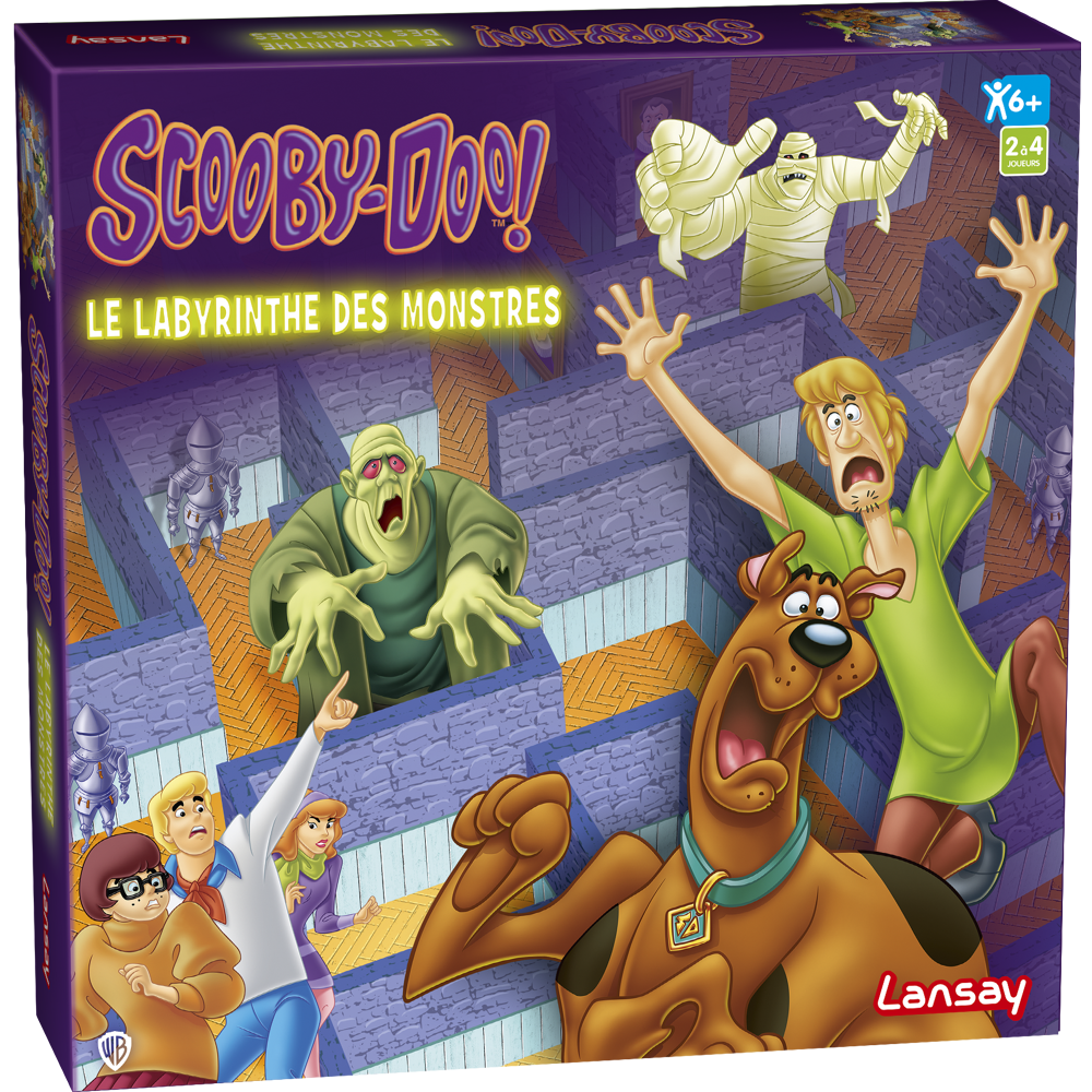 Scooby-Doo - Le Labyrinthe Des Monstres - Jeu de société - Énigmes et Enquêtes entre Amis ou en Fami