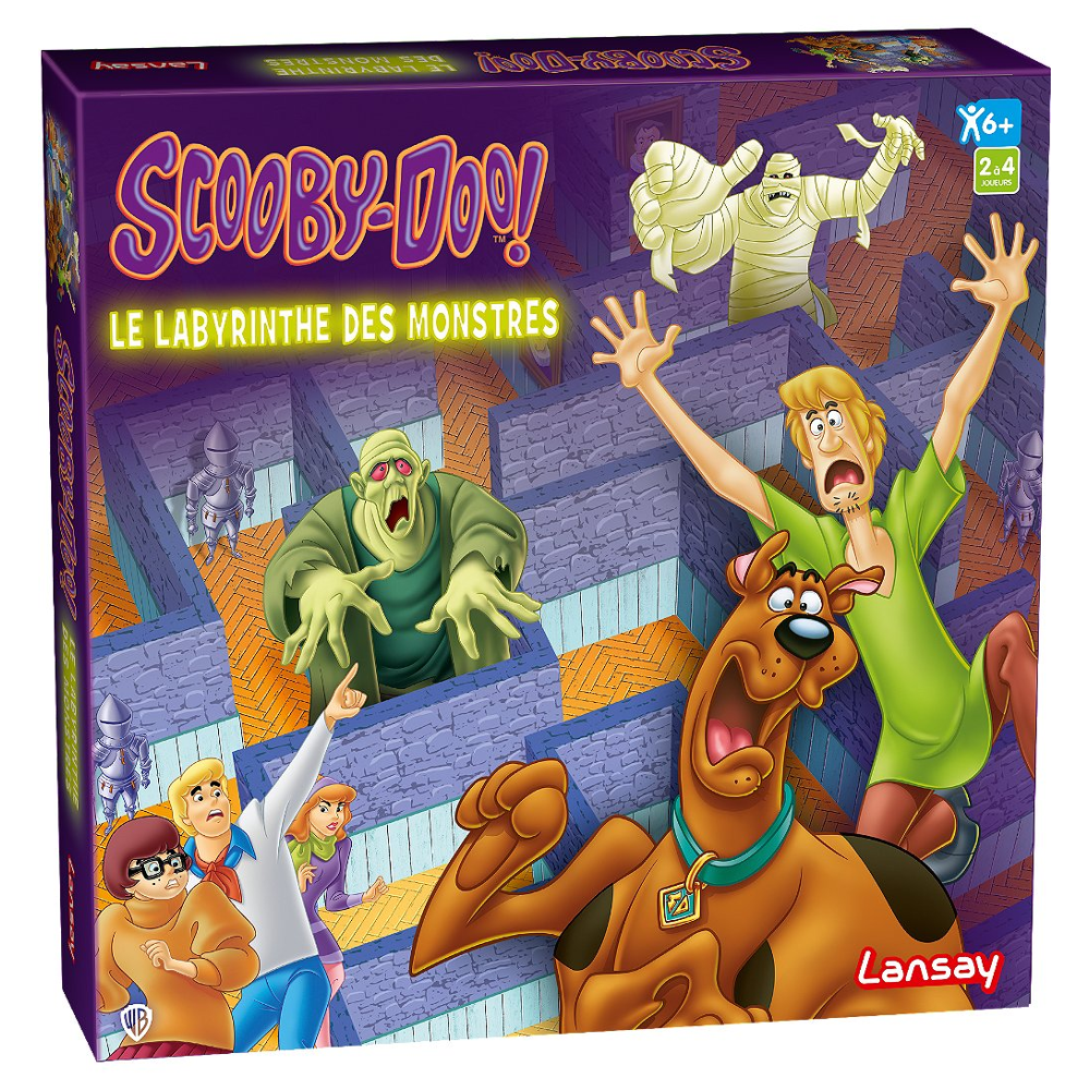 Scooby-Doo - Le Labyrinthe Des Monstres - Jeu de société - Énigmes et Enquêtes entre Amis ou en Fami