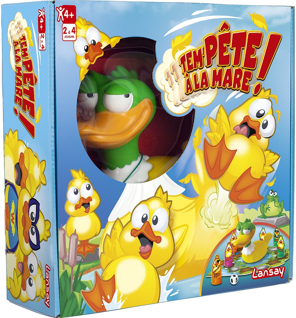 Temp'ête à la Mare ! - Jeu de société - Jeu de plateau et d'Ambiance - Dès 4 ans - 2 à 4 joueurs - L