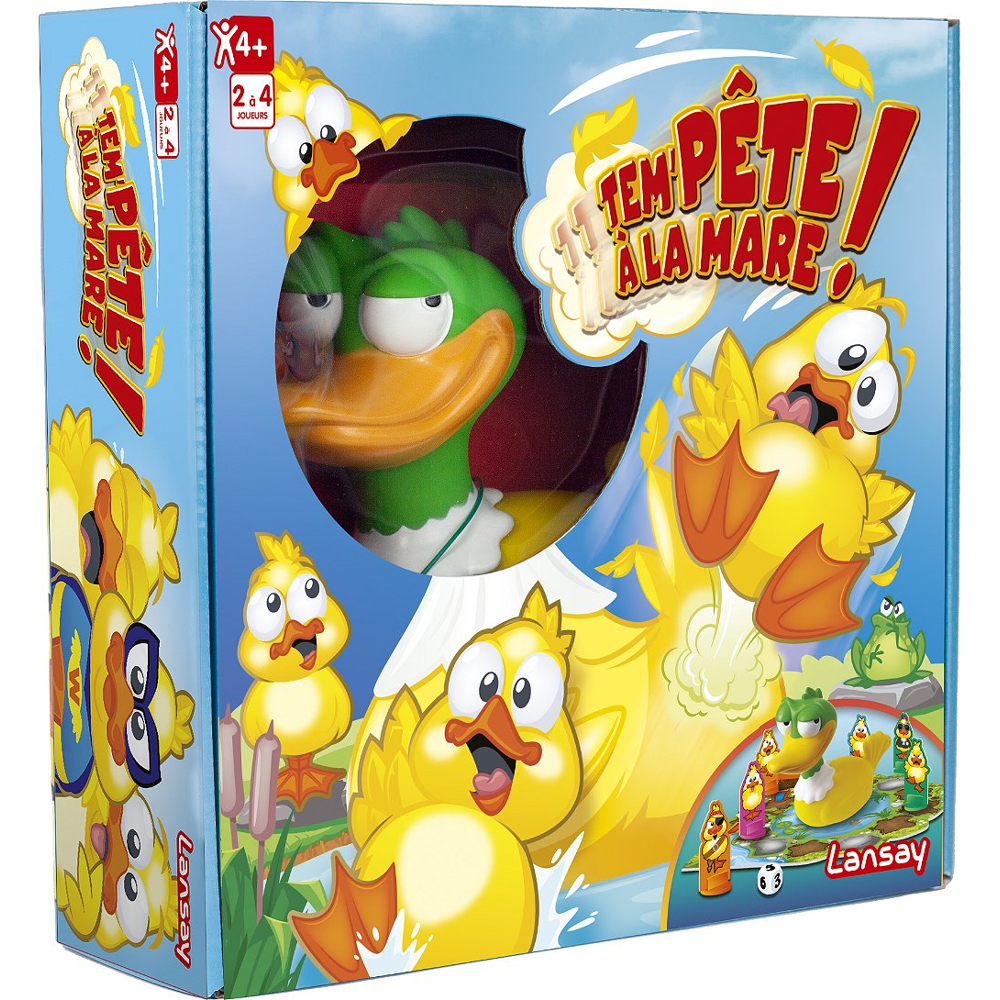 Temp'ête à la Mare ! - Jeu de société - Jeu de plateau et d'Ambiance - Dès 4 ans - 2 à 4 joueurs - L