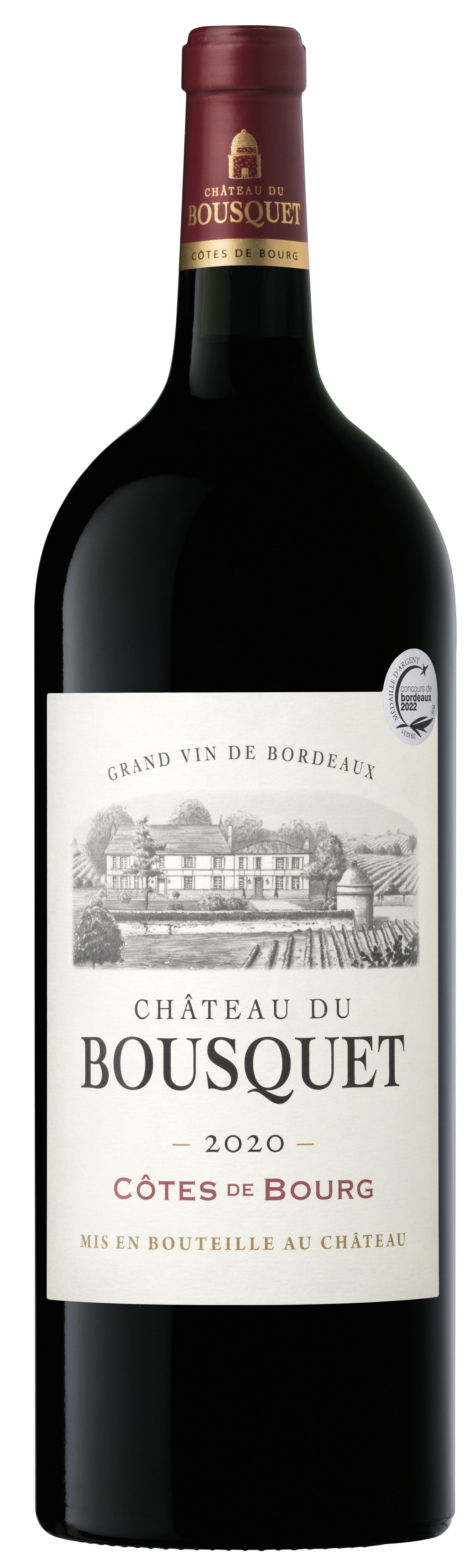 Magnum Château du Bousquet, 2020 - Côtes de Bourg AOP - Rouge - 150 cl