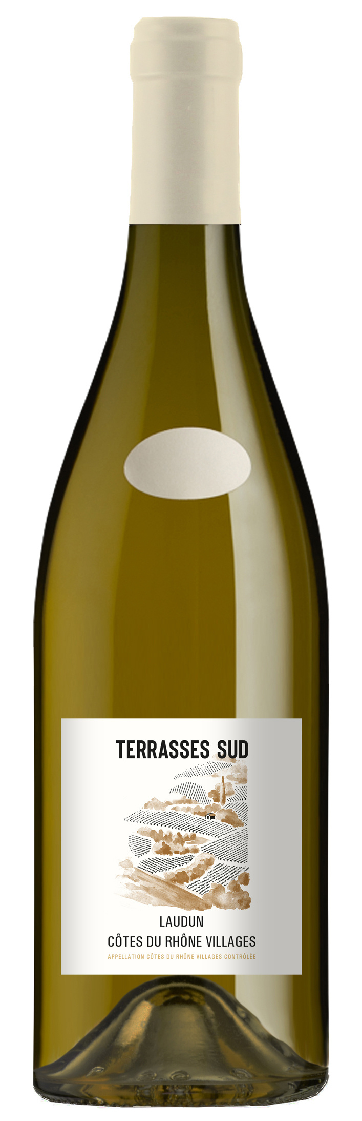 Terrasses Sud, 2022 - Côtes du Rhône Villages Laudun AOP - Blanc Sec - 75 cl