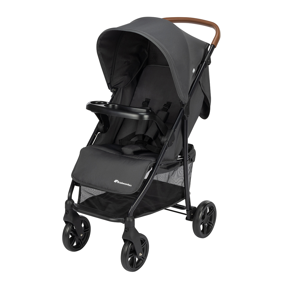 BEBECONFORT MISTY Poussette compacte confortable grand panier dès la naissance jusqu'à 0 à 22 kg Mineral