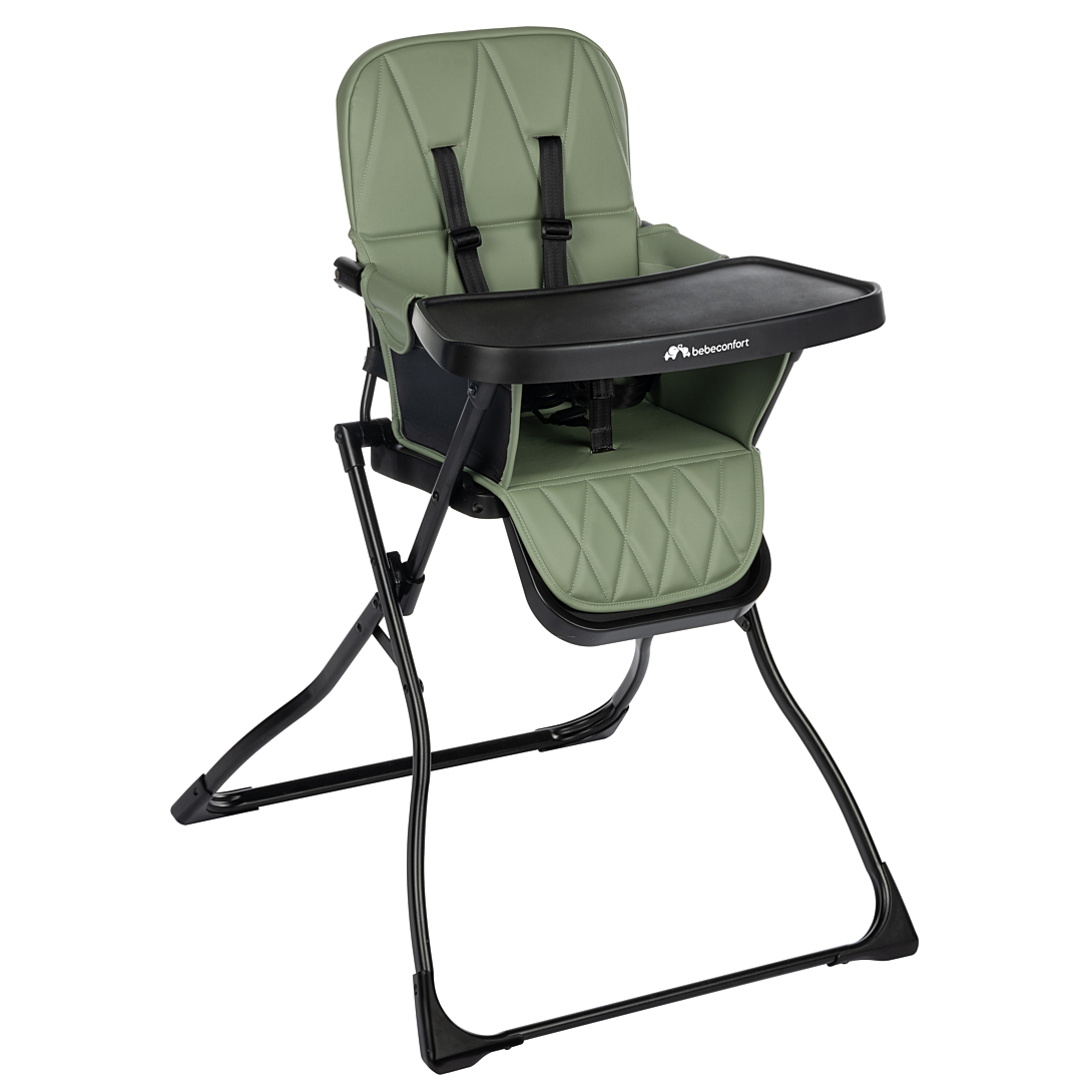 Bebeconfort Lily chaise haute pour bébé à 9 à 15 kg pliage ultra compact légère 4 kg facile à nettoyer confort rembourré pliage facile d’une seule main Tinted