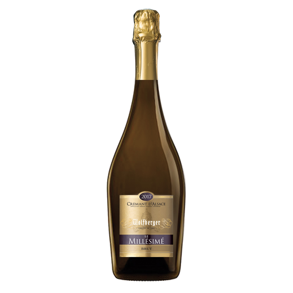 Crémant d'Alsace Wolfberger Le Millésimé - Brut, 2017 - 75 cl
