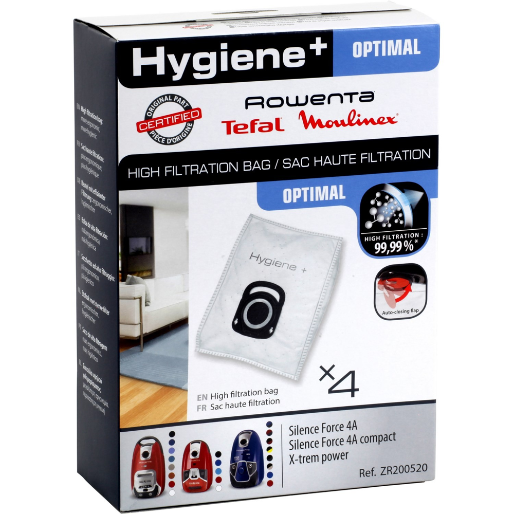 Sac aspirateur Rowenta Hygiène + x4