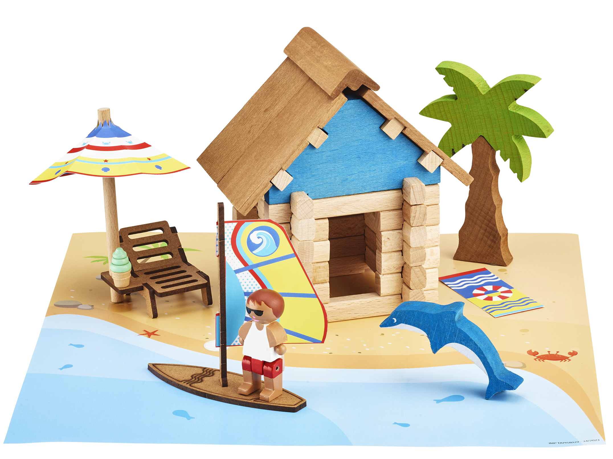 LA CABANE DE PLAGE 55 PIECES