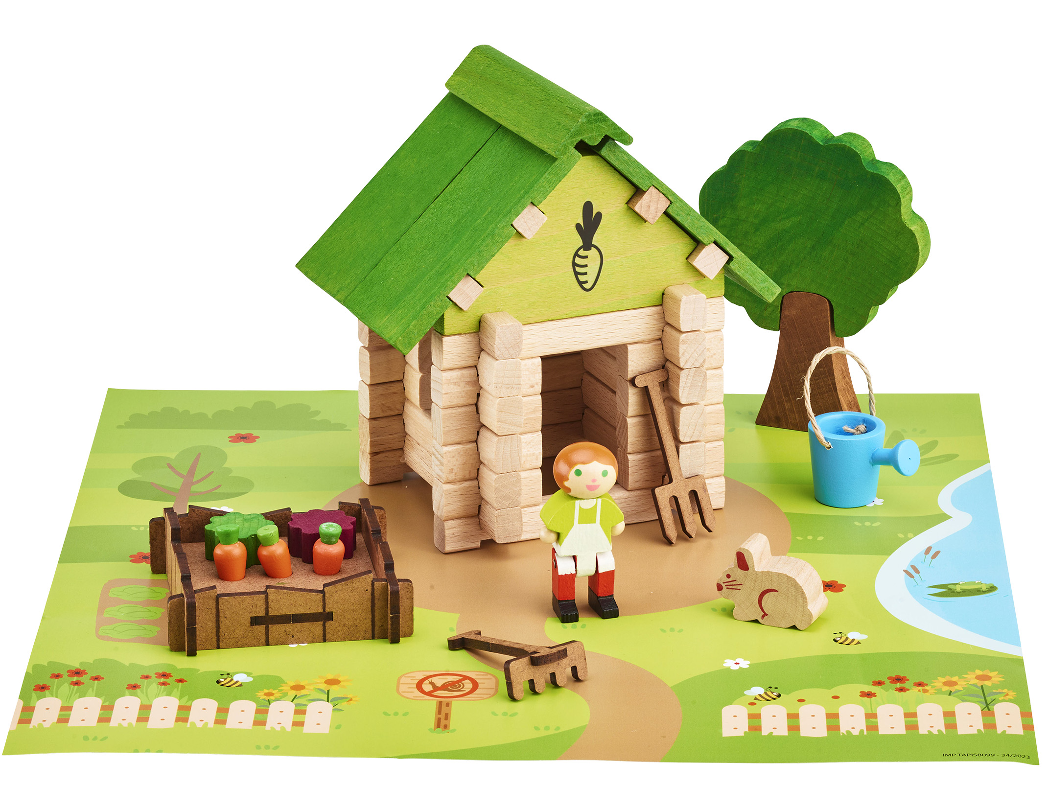 LA CABANE DU JARDINIER 60 PIECES