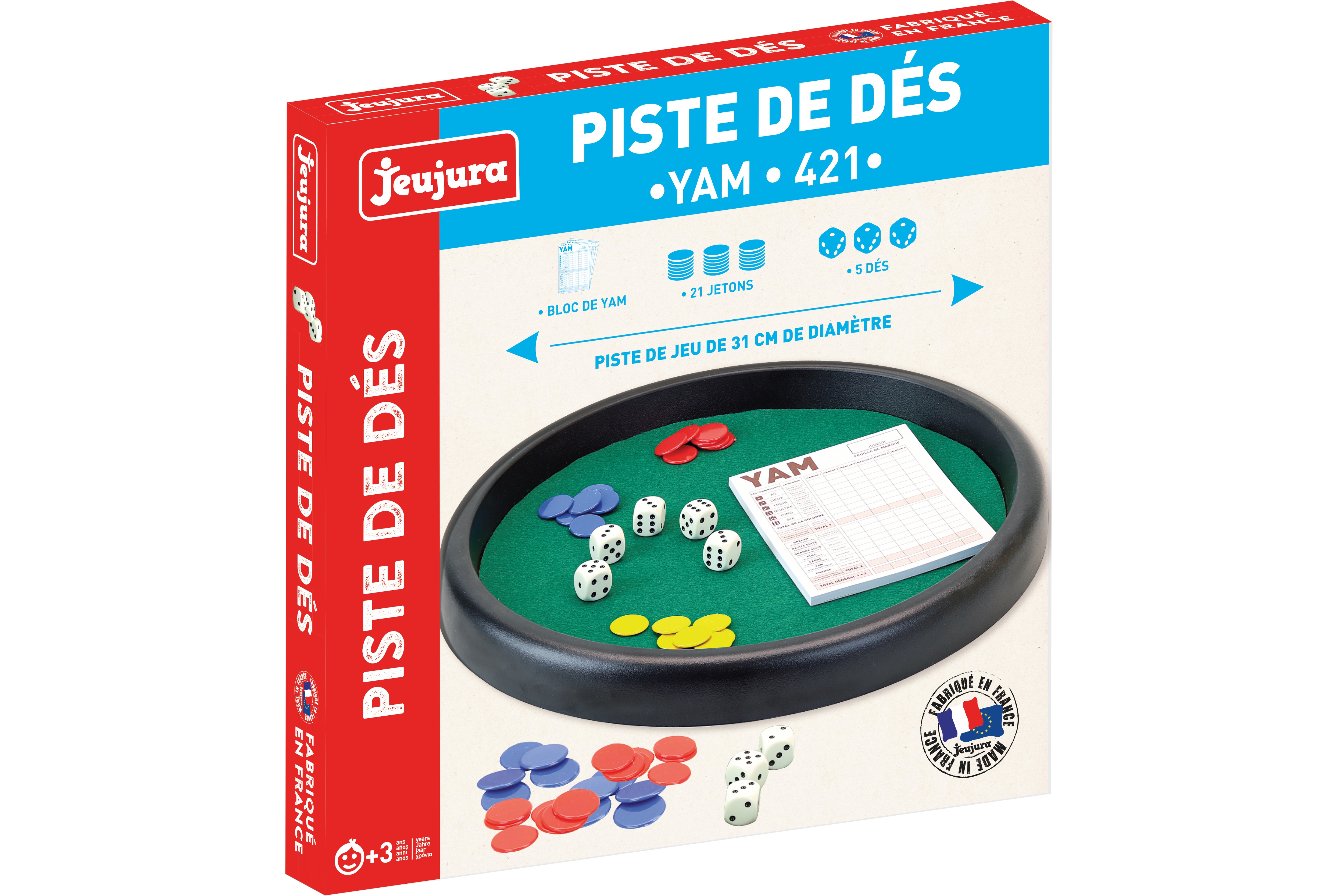 Piste de dés - yam - 421 - 31 cm