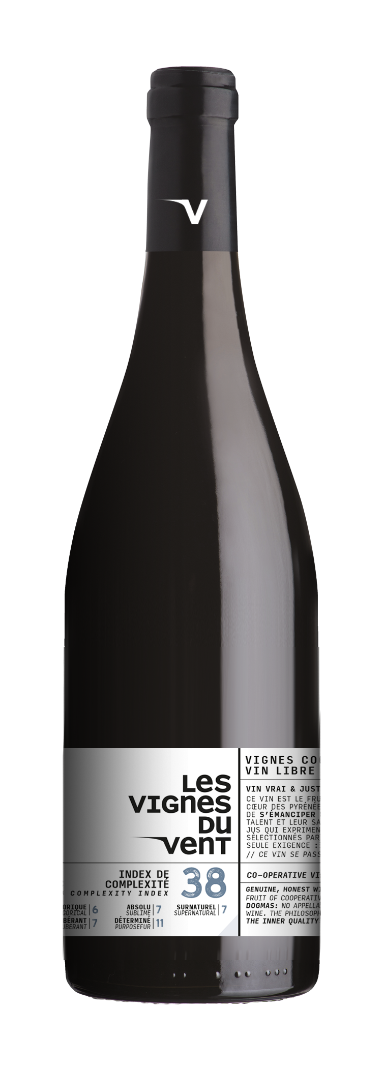 Les Vignes du Vent 38, 2022 - Vin de France - Rouge - 75 cl