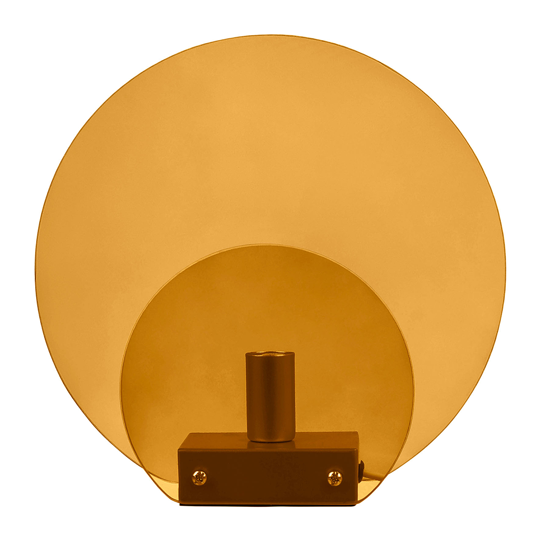 Lampe en verre "Bowie" orange