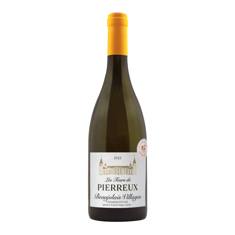 Les Tours de Pierreux, 2022 - Beaujolais villages AOP - Blanc Sec - 75 cl