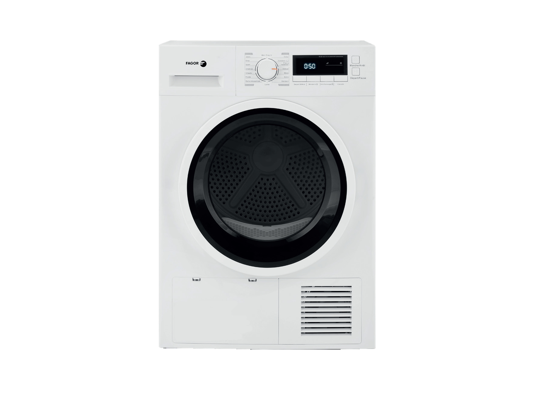Fagor FSLP90P2 sèche-linge Pose libre Charge avant 9 kg A++ Blanc
