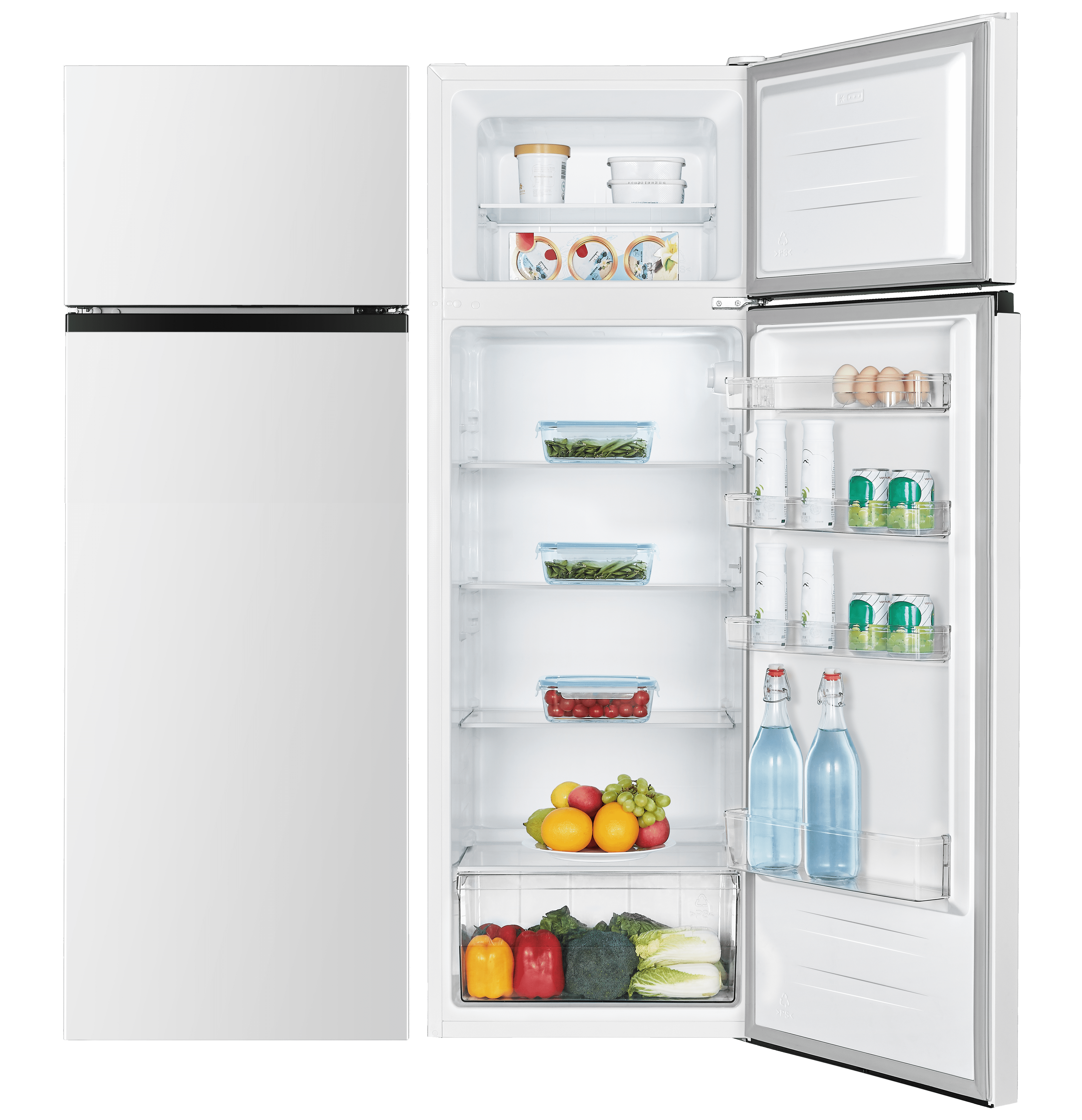 REFRIGERATEUR 2 PORTES Curtiss QDPP243F