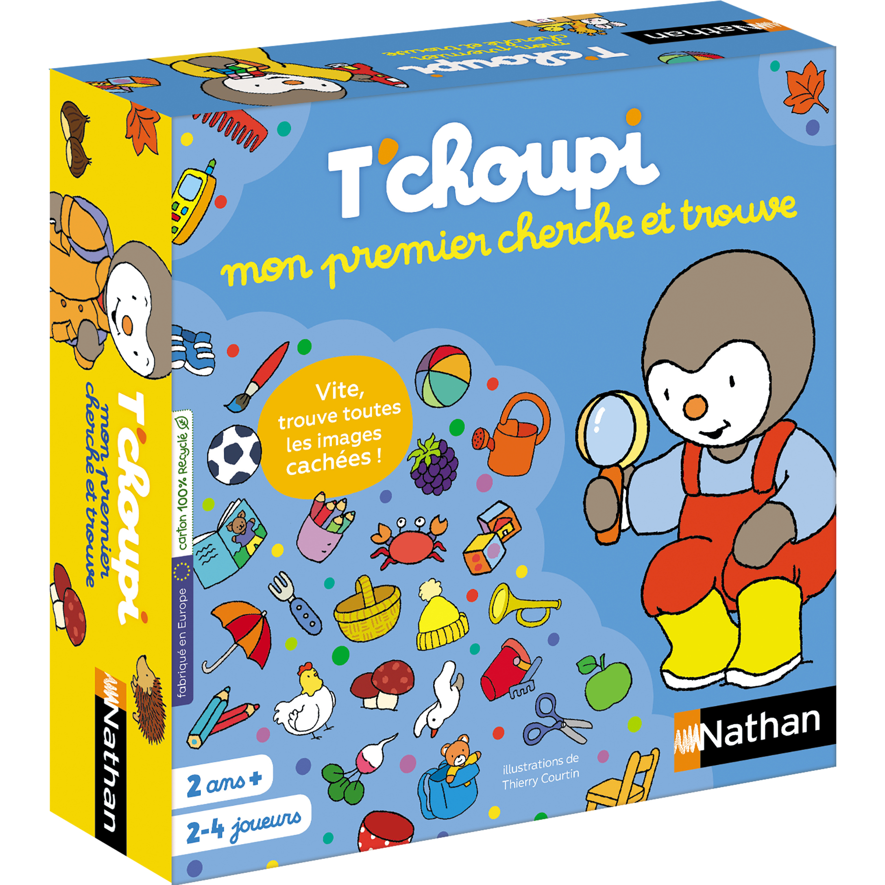 Nathan T'Choupi Mon Premier Cherche et Trouve Jeu de Plateau sois Le Plus Rapide pour retrouve Les Images Jeu d'observation et de rapidité pour Enfant dès - vue 5