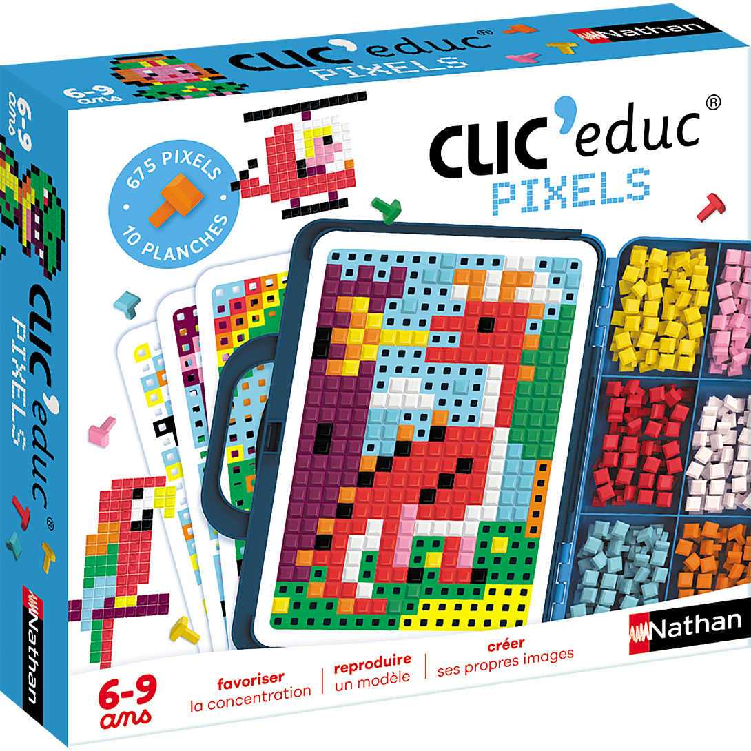 Tablette Éducative Nathan Clic'Educ Pixels – Reconnaissance des Couleurs - vue 10