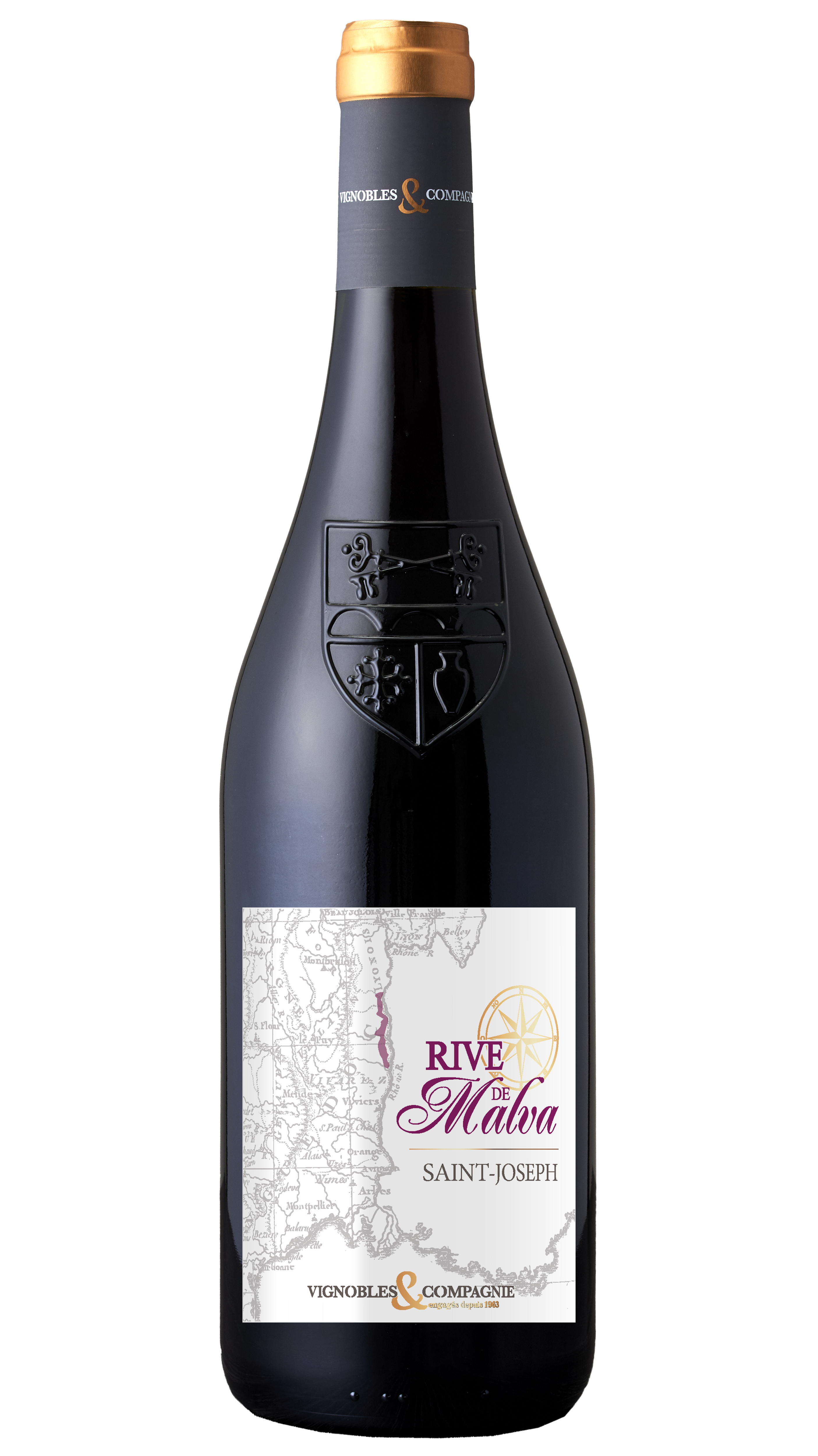 Les Rives de Malva, 2021 - Saint-Joseph AOP - Rouge - 75 cl
