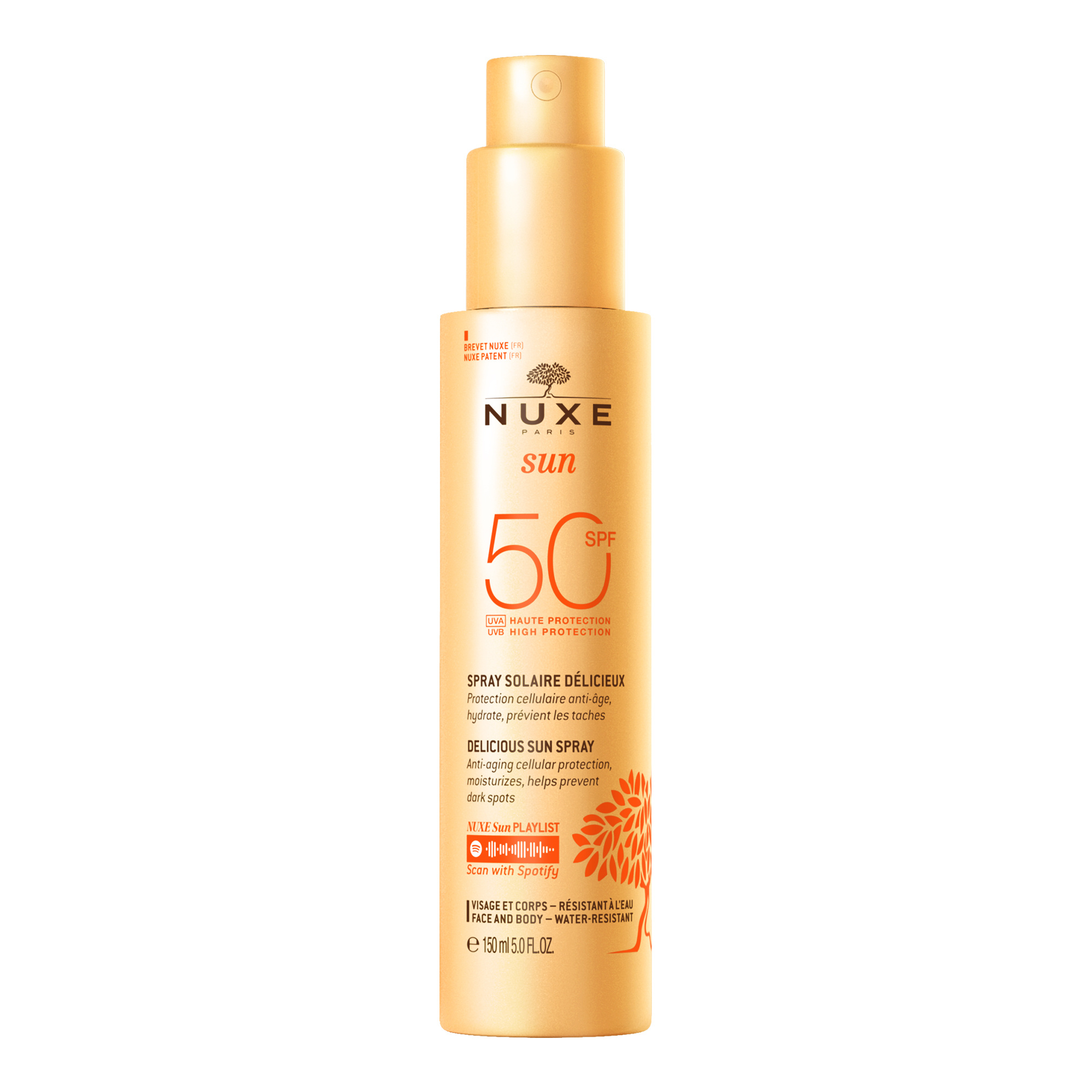 Nuxe Sun spray delicioso rostro y cuerpo SPF50 150 ml - vue 5