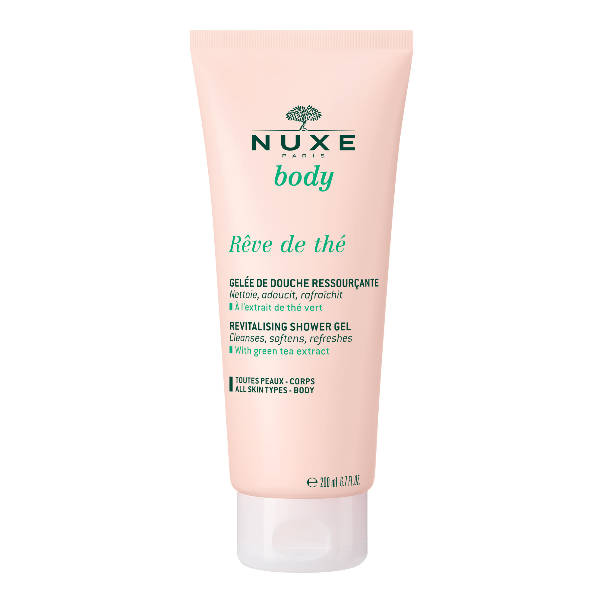 Gel Douche Ressourçante Body Rêve De Thé Nuxe Le Flacon De 200ml