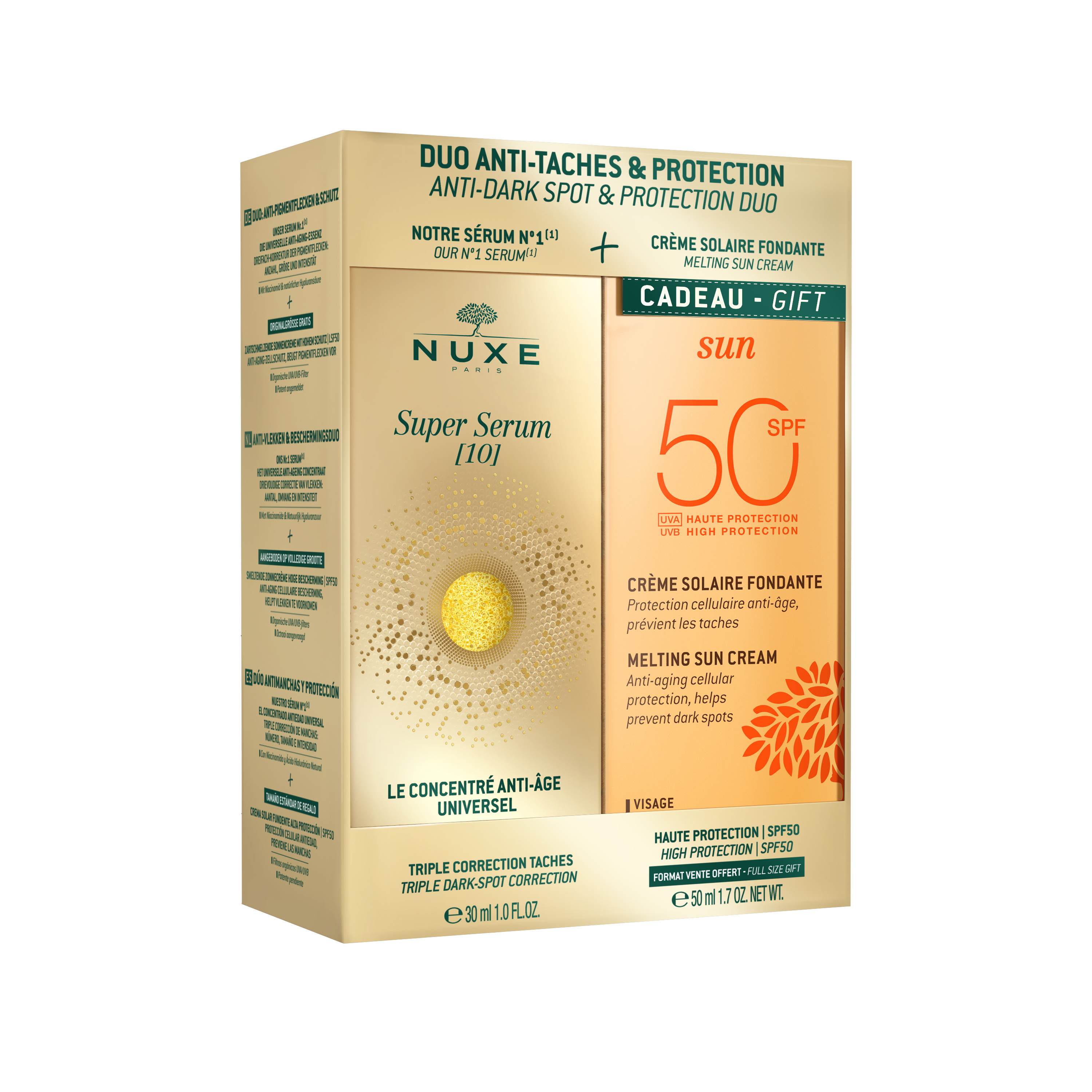 Nuxe Kit Super Sérum 30ml + Crème Visage SPF50 50ml