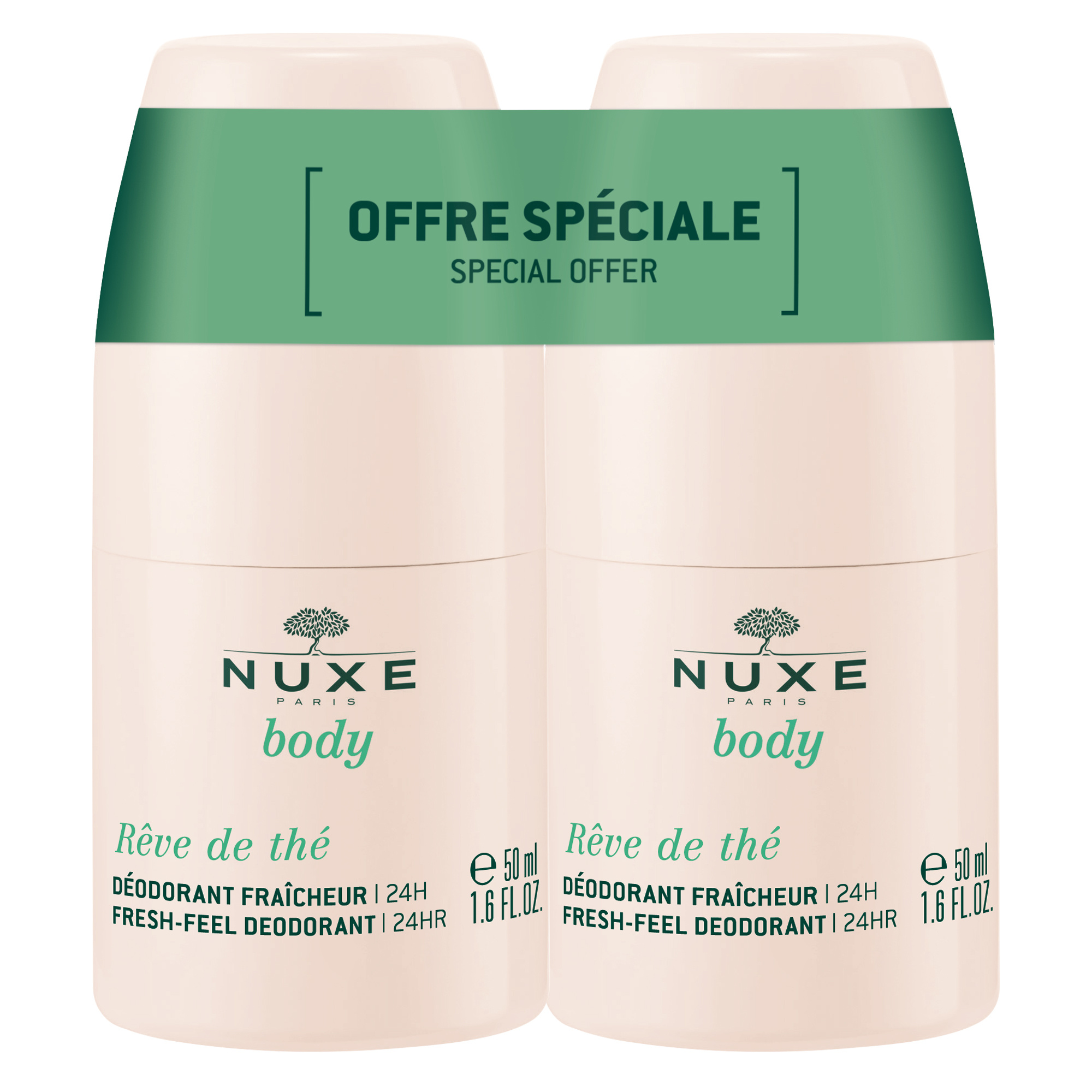 Nuxe Duo Rêve de Thé Déodorant Fraîcheur 2 x 50ml - vue 2