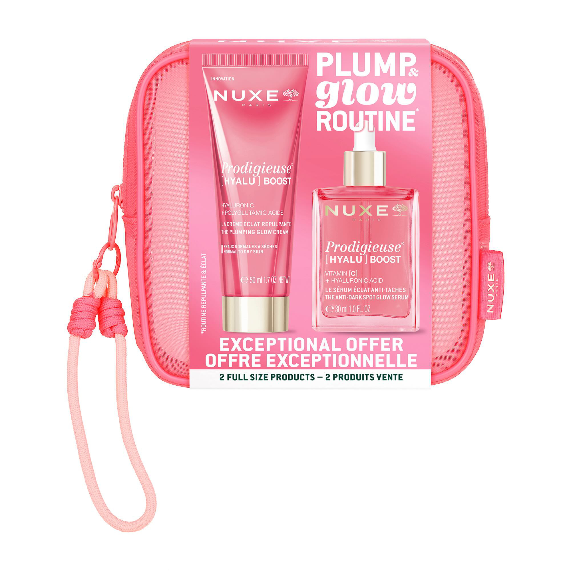 Nuxe Prodigieuse Hyalu boost Trousse plump & glow - vue 1