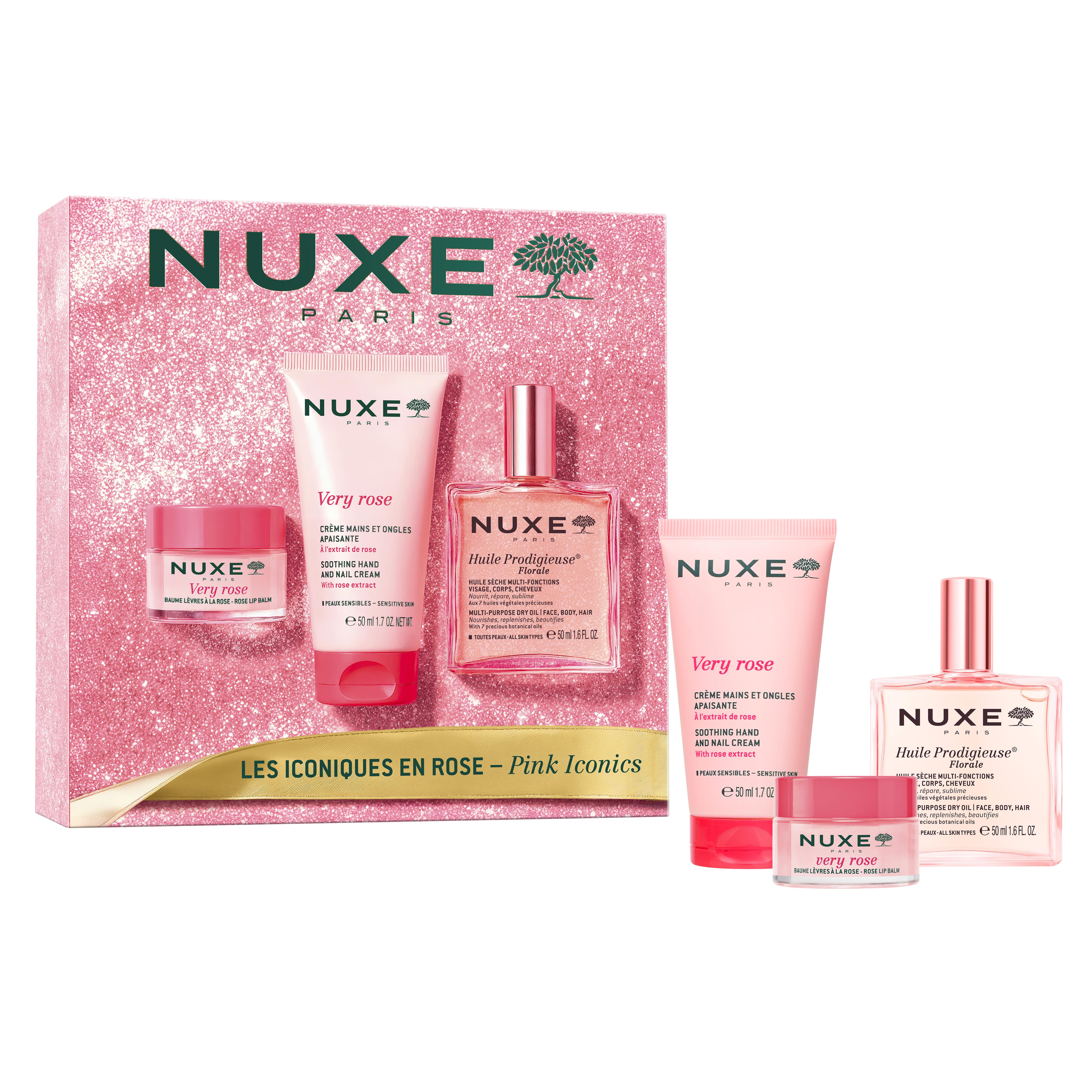 Nuxe Coffret Les Iconiques En Huile fonctions Crème Mains Et Ongles & Baume Lèvres - vue 9