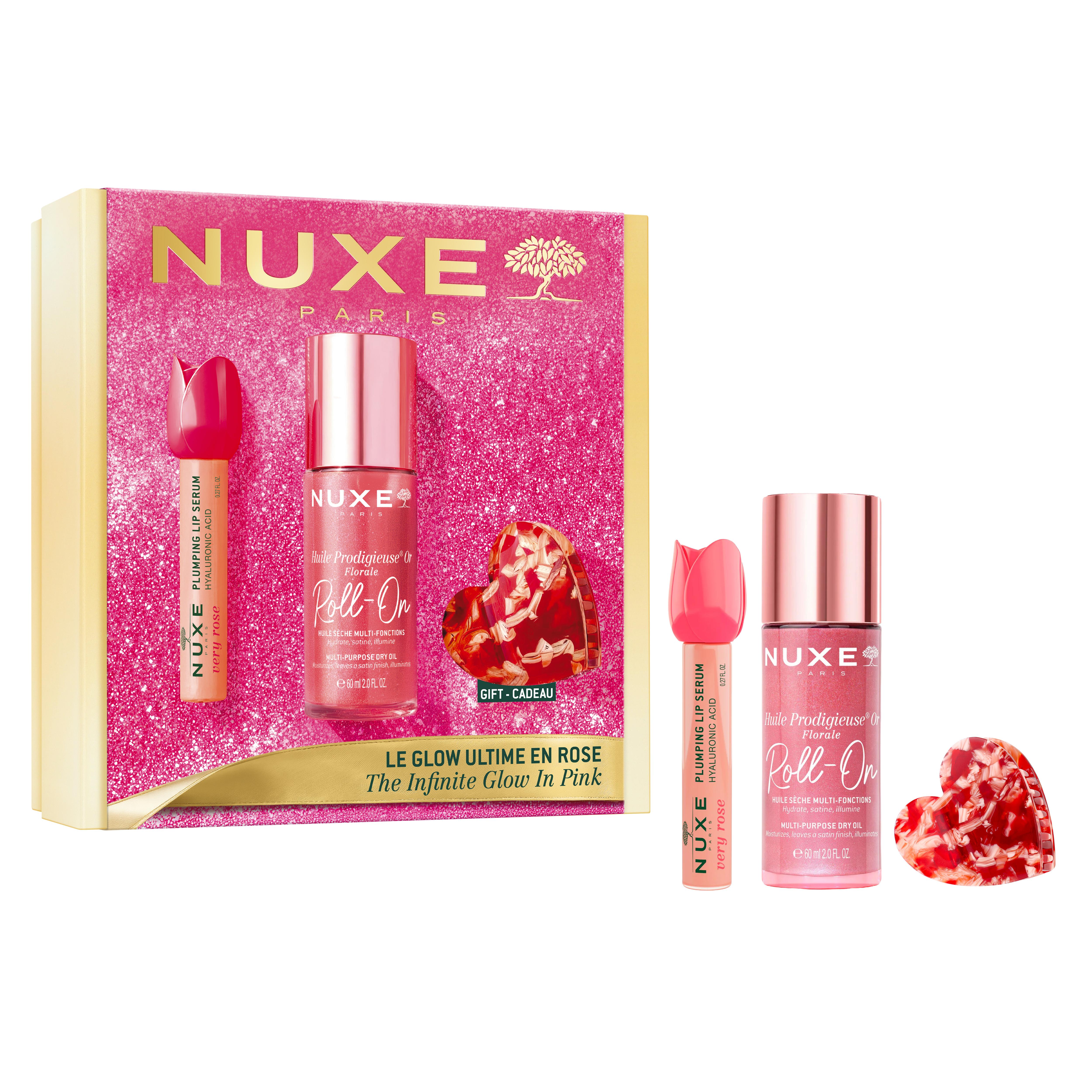 Nuxe Coffret Le Glow Ultime En Huile fonctions Sérum Lèvres & Pince - vue 1
