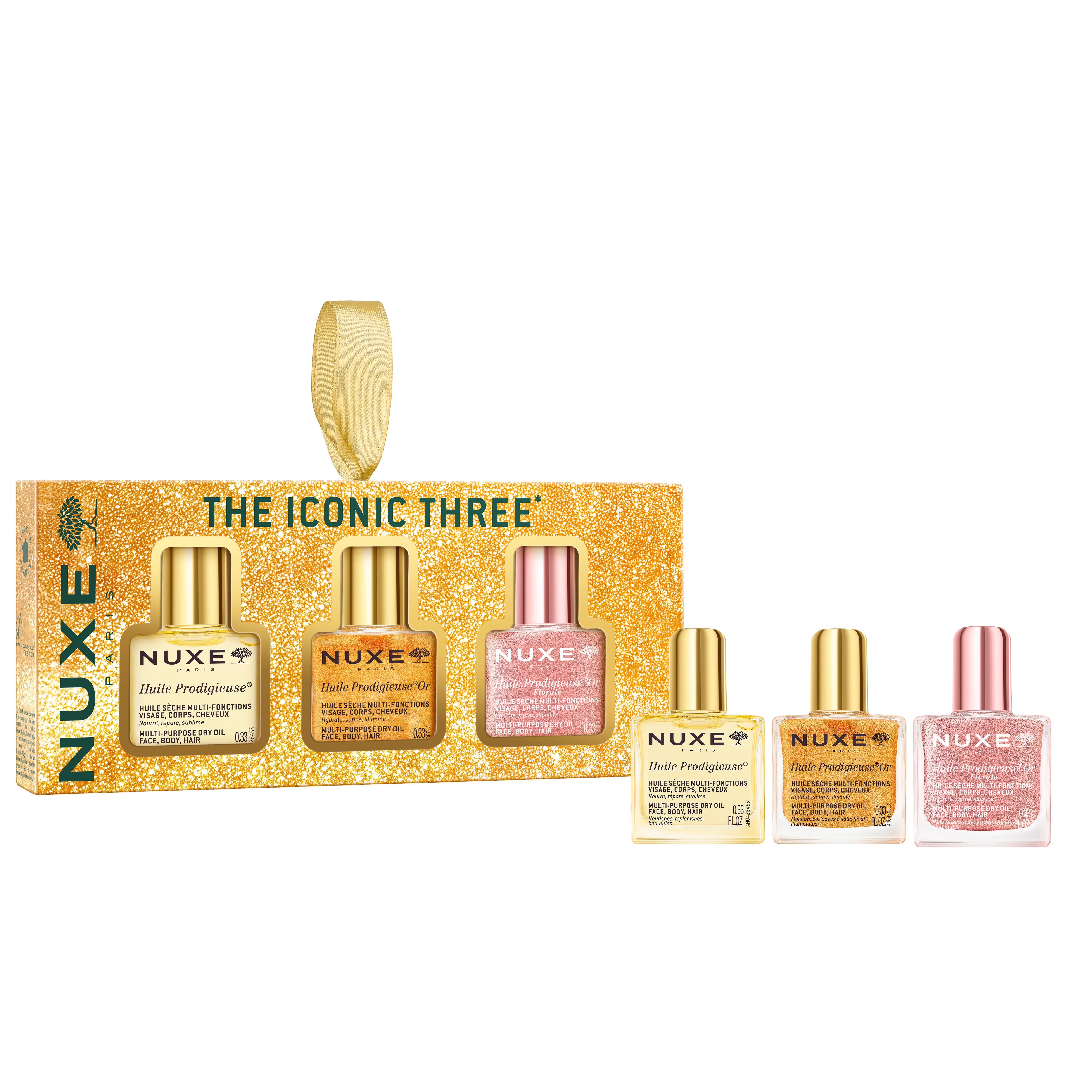 Nuxe Coffret Les Trois Iconiques Trio D'huiles fonctions - vue 9