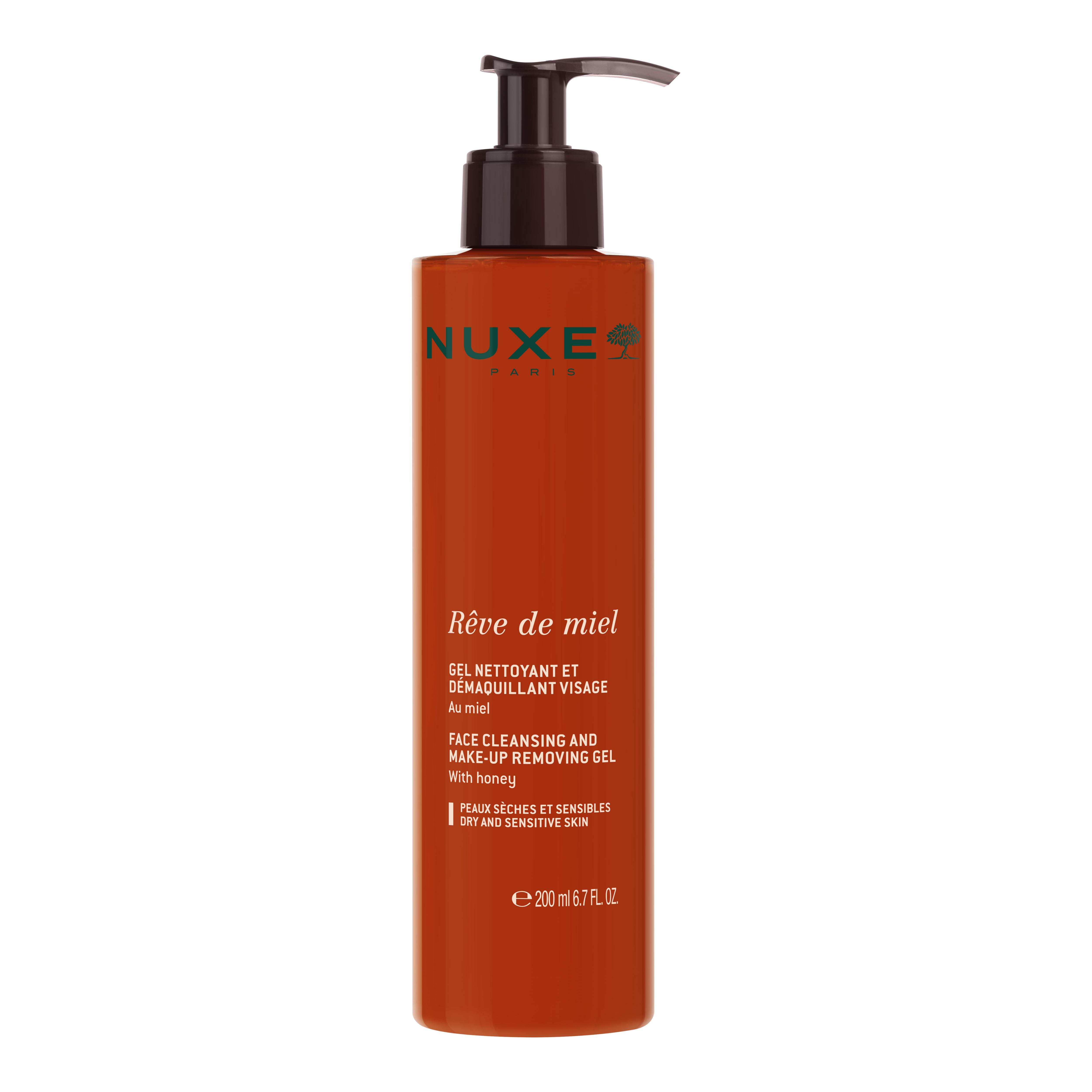 [para] nuxe rêve de miel gel nettoyant et démaquillant visage 200ml - vue 2