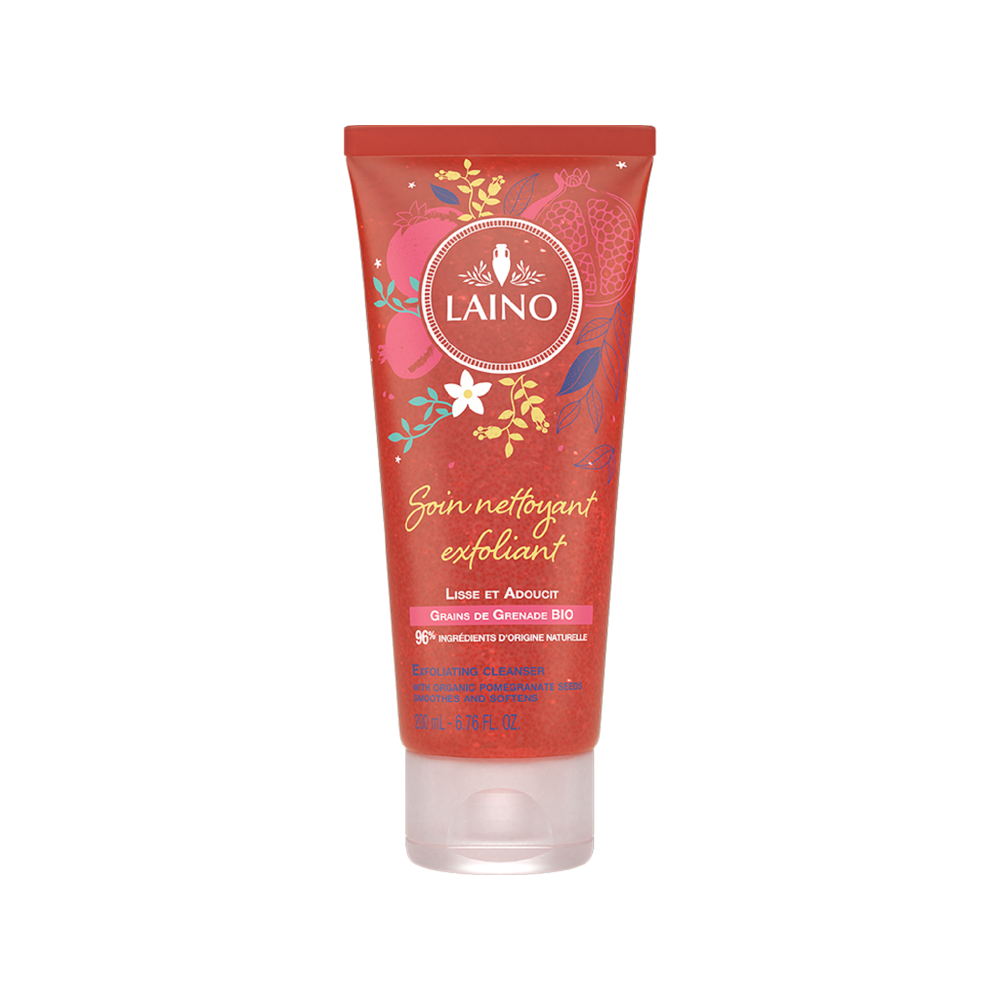 Laino Soin Nettoyant Exfoliant Grenade Tube 200ml