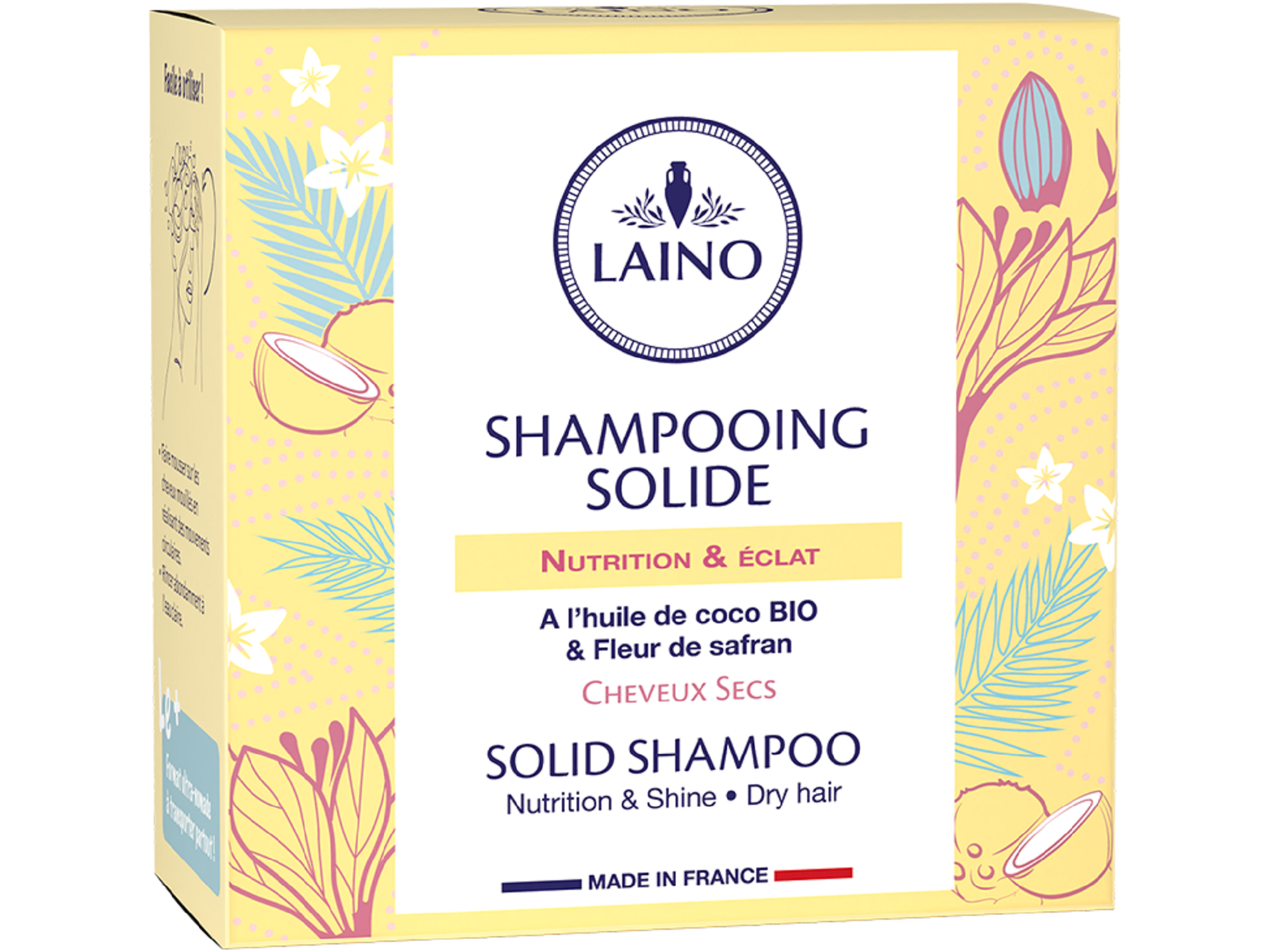 Laino Shampooing Solide Cheveux Sec 60g