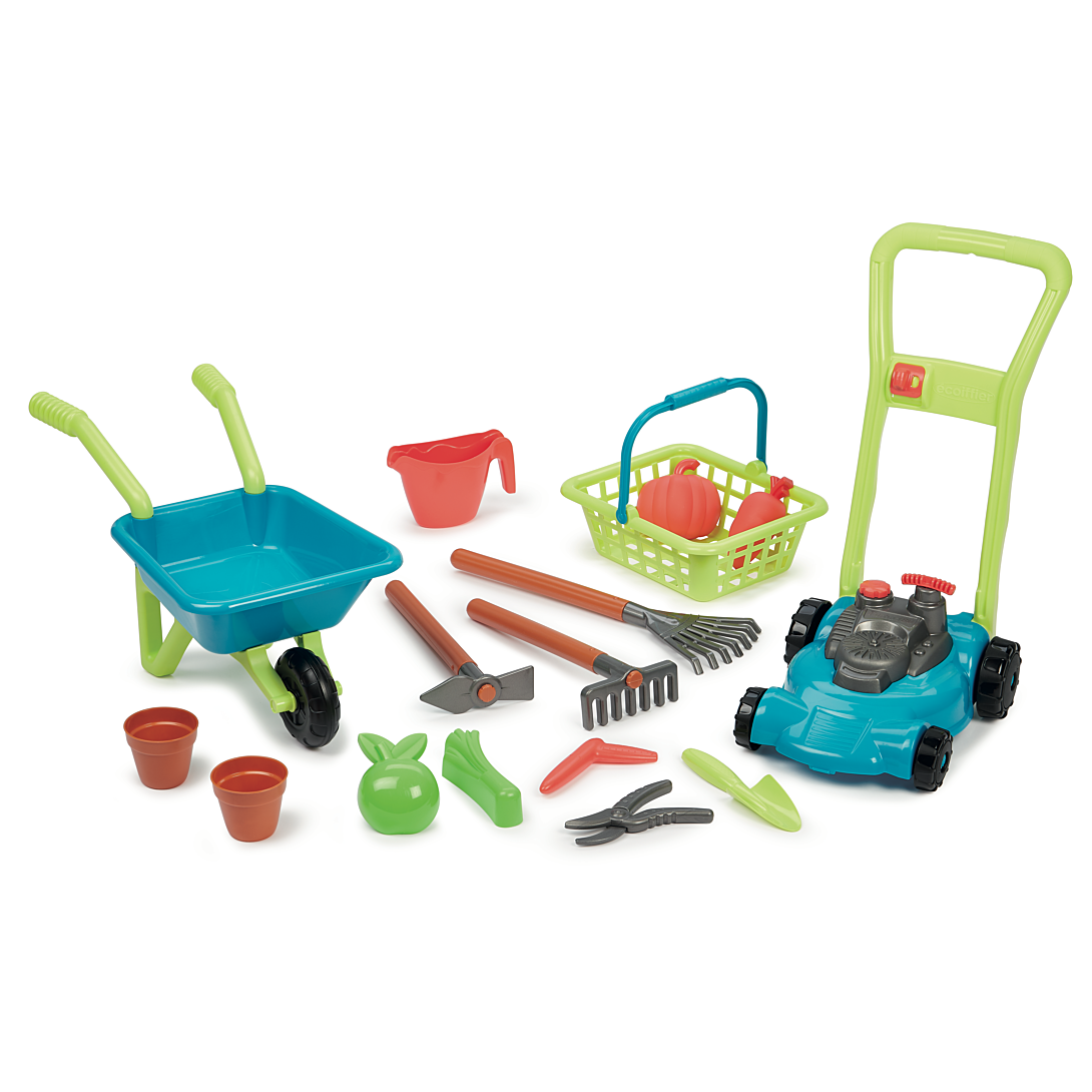 Super Pack Jardin ECOIFFIER 4585 – Ensemble Tondeuse, Brouette et Accessoires - vue 9