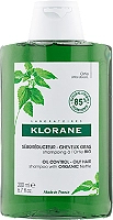 Klorane shampoing à l'ortie bio séborégulateur cheveux gras 200ml