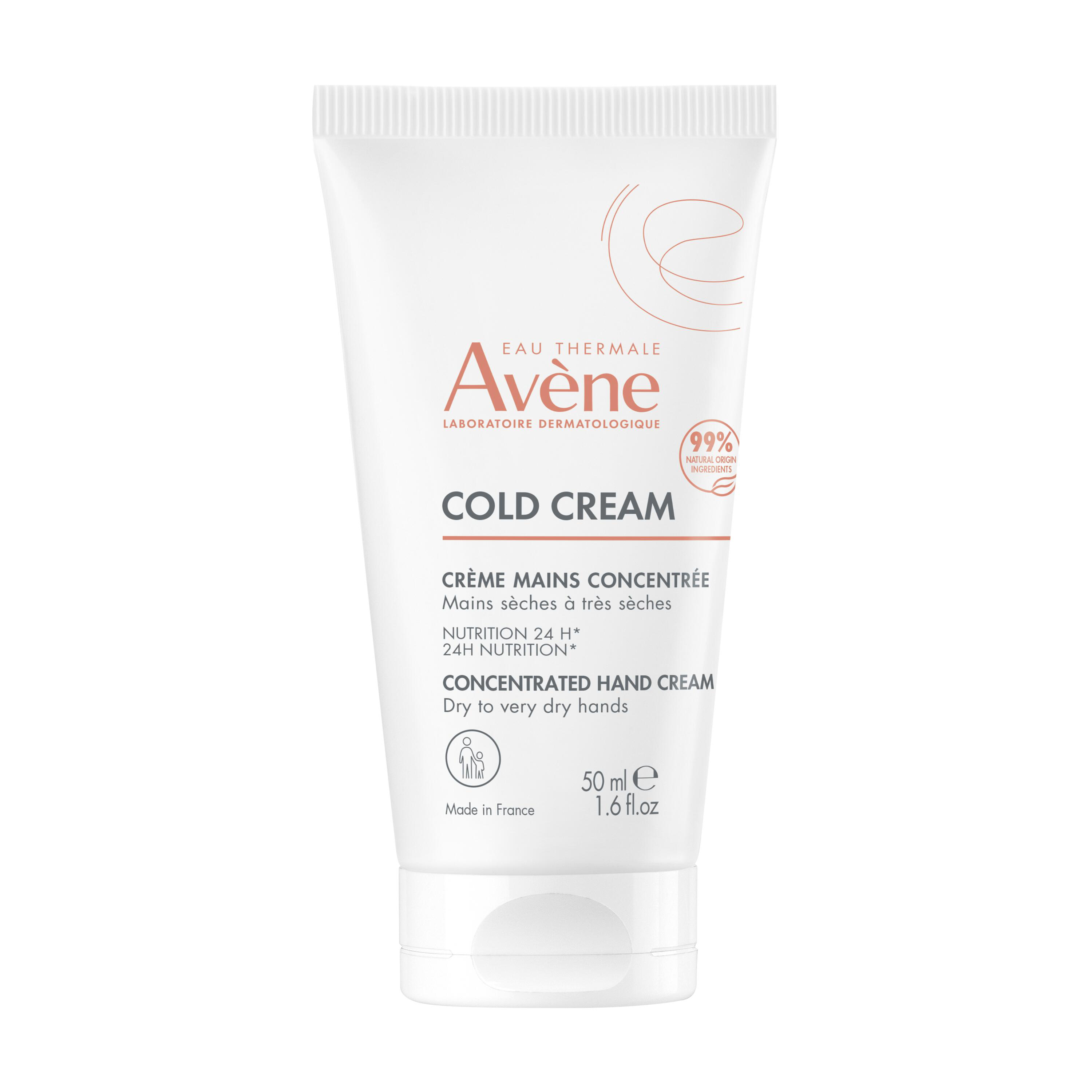 Crème Mains Concentrée Peau Sèches À Très Sèches Cold Cream Eau Thermale Avene Le Tube De 50ml - vue 2