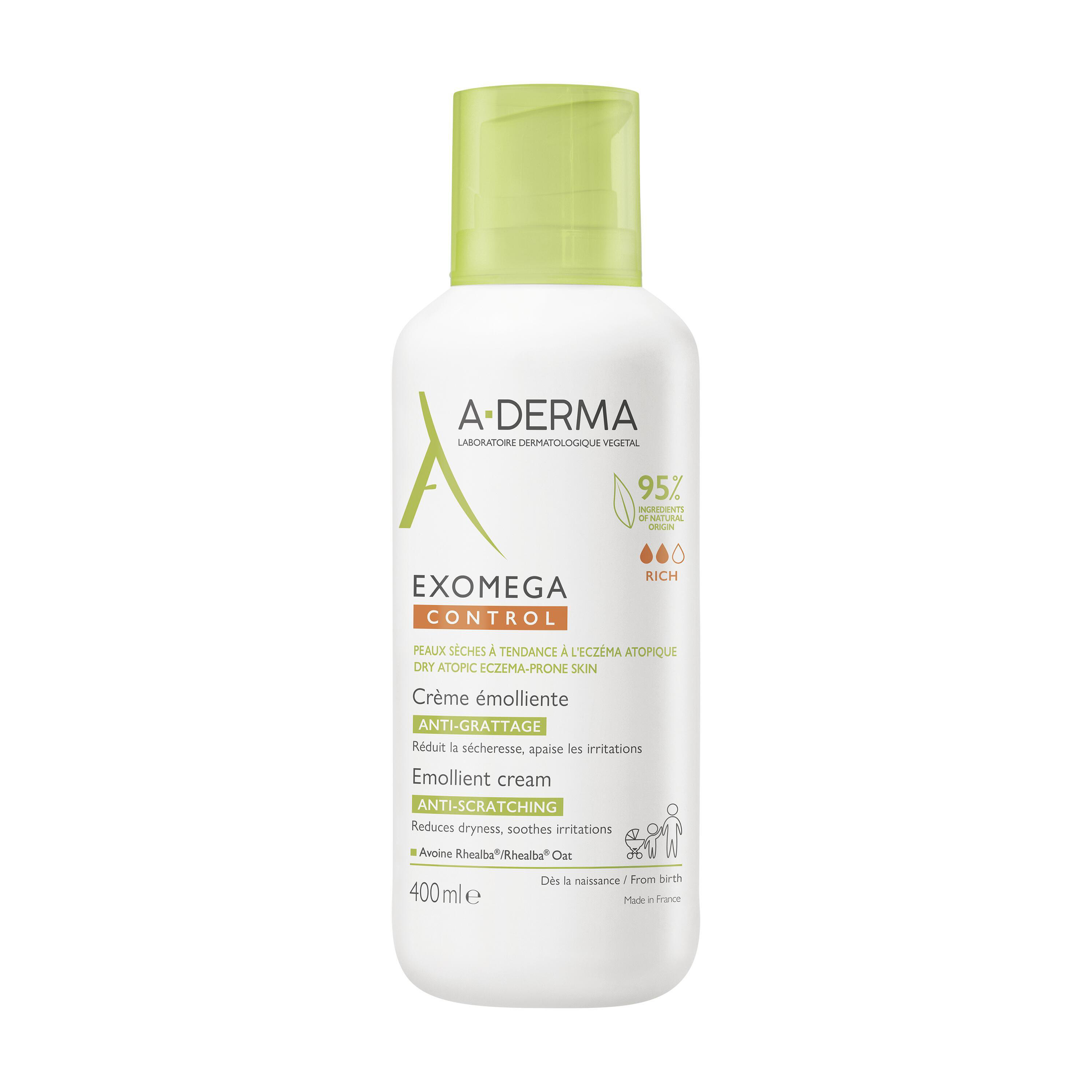 Exomega Control crème émolliente 400 ml