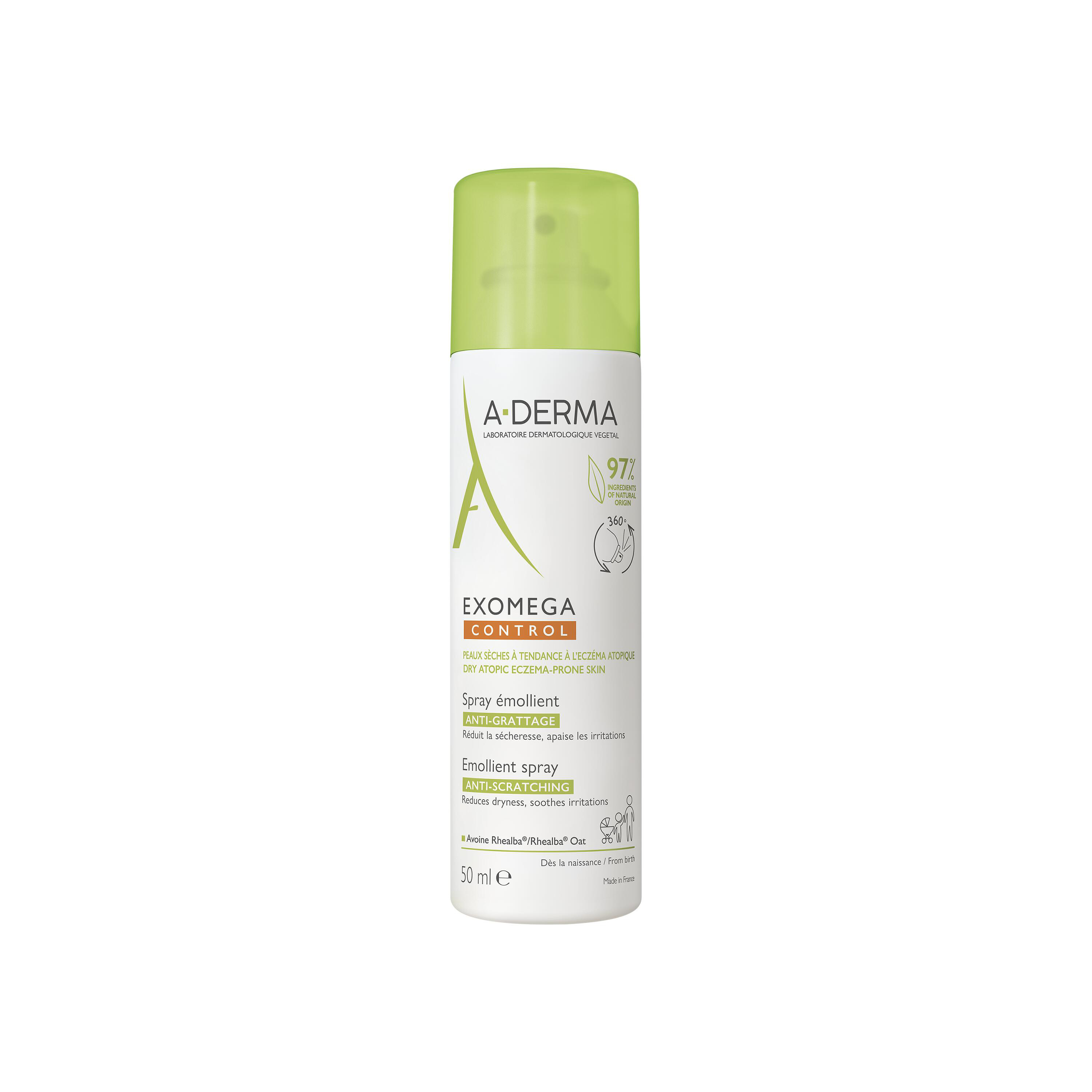 Exomega Control spray emoliente 50 ml - vue 2